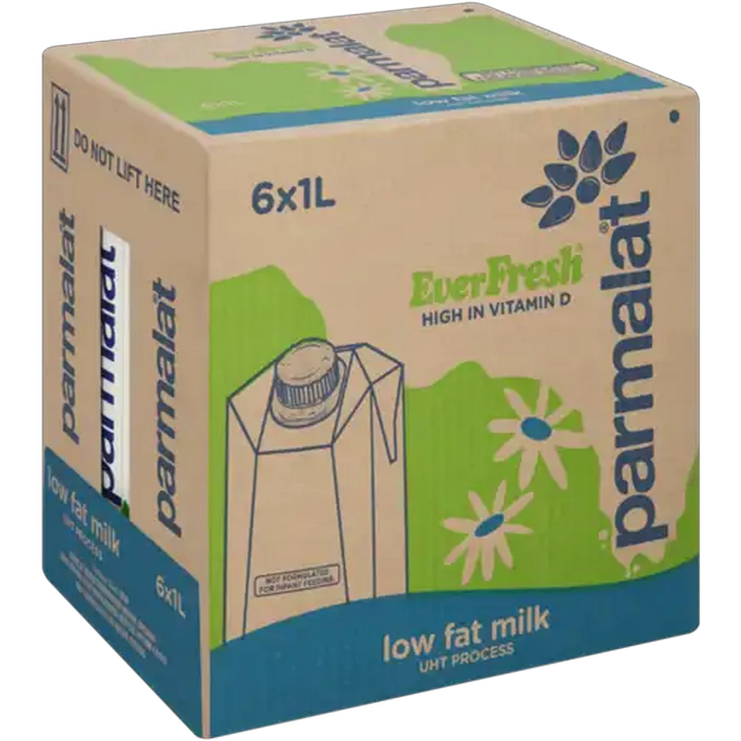 Image of Parmalat Everfresh UHT Low Fat Milk 6 x 1L