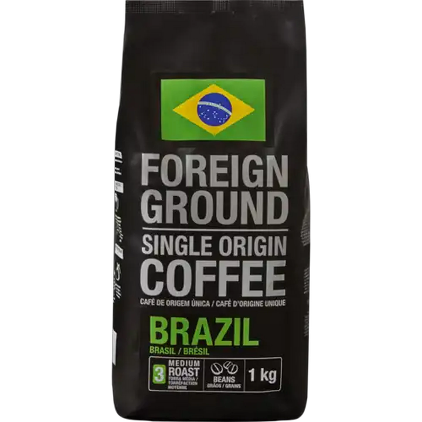 Image of Foreign Ground Single Origin Brazil Coffee Beans 1kg