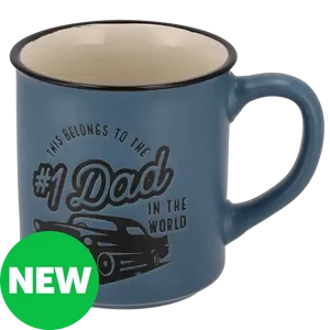Checkers Sixty60 | Shapiro No.1 Dad Blue Manly Novelty Ceramic Mug