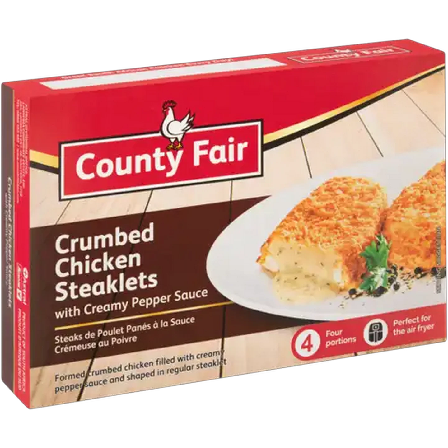 Image of County Fair Frozen Chicken Steaklet With Pepper Sauce 400g
