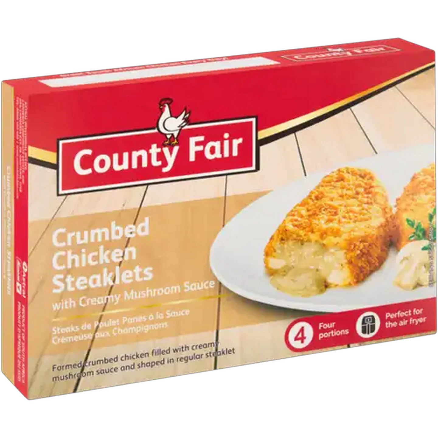 Image of County Fair Frozen Chicken Steaklet With Mushroom Sauce 400g