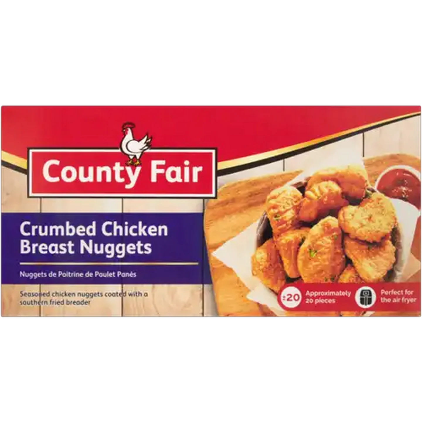 Image of County Fair Frozen Crumbed Chicken Breast Nuggets 400g