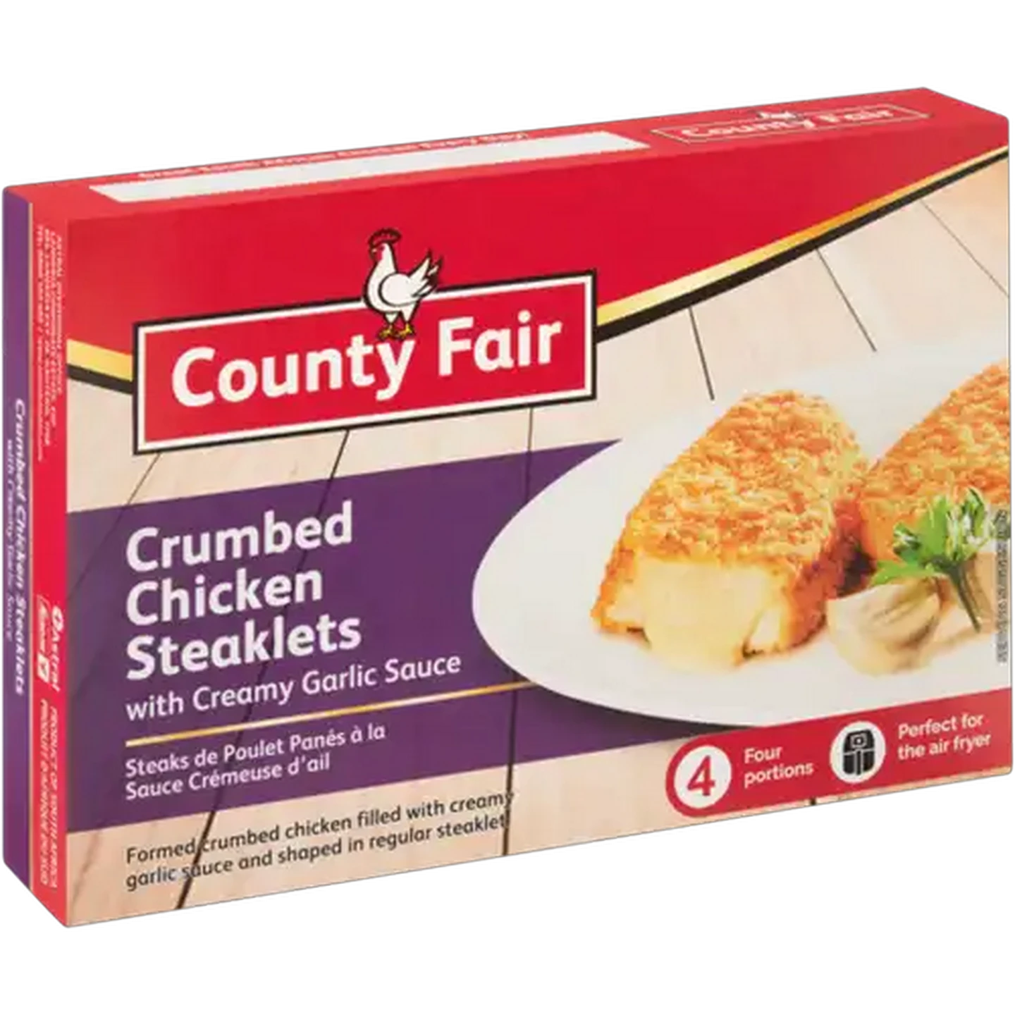 Image of County Fair Frozen Chicken Steaklet With Garlic Sauce 400g