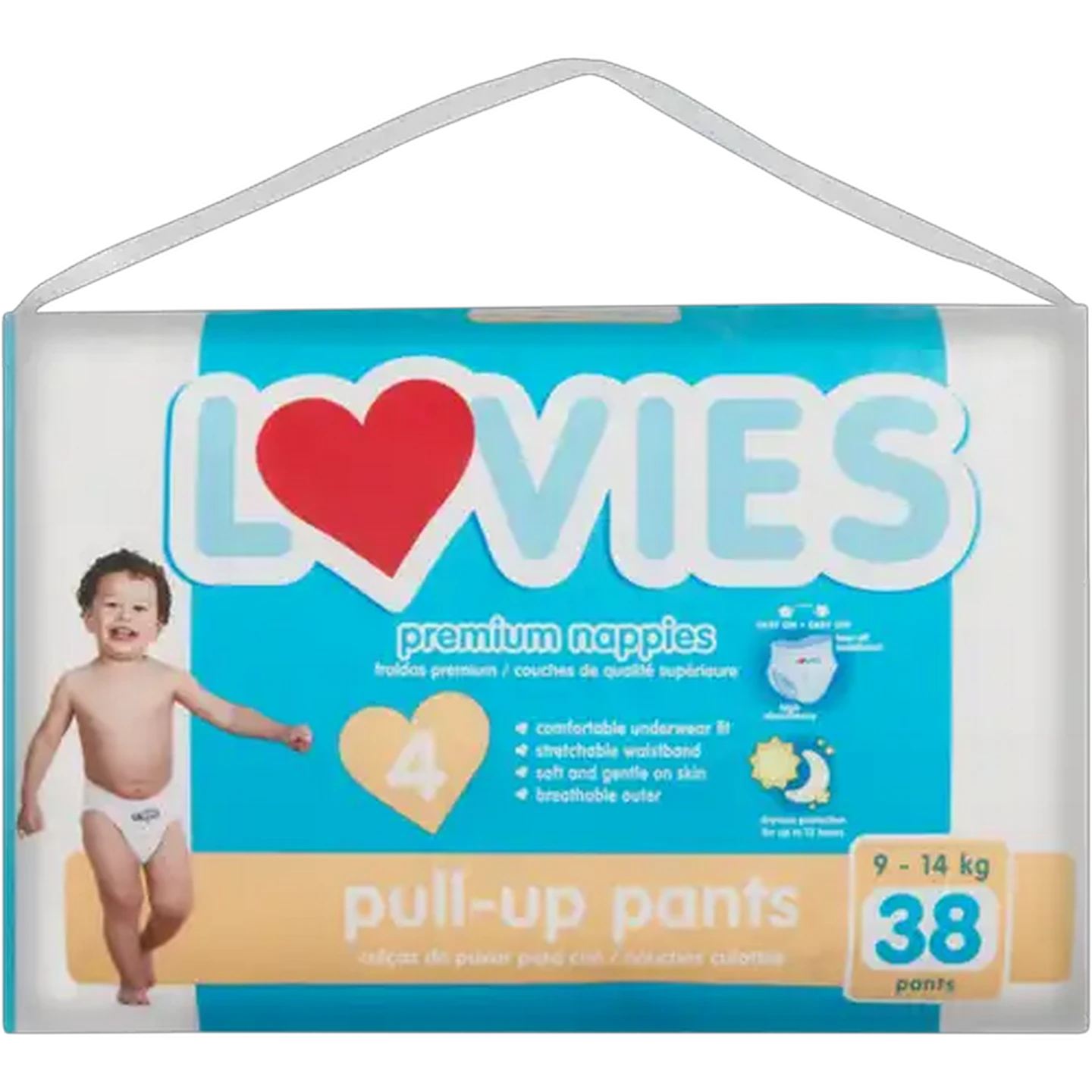 Image of Lovies Premium Size 4 Pull-Up Pants 38 Pack