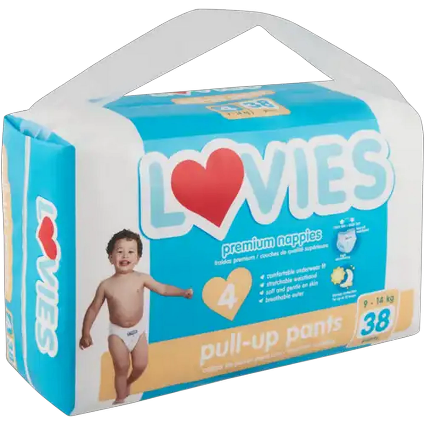 Image of Lovies Premium Size 4 Pull-Up Pants 38 Pack