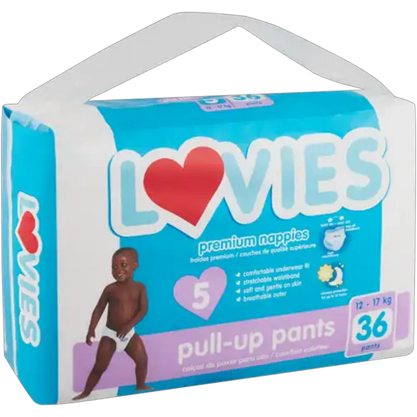 Image of Lovies Premium Size 5 Pull-Up Pants 36 Pack