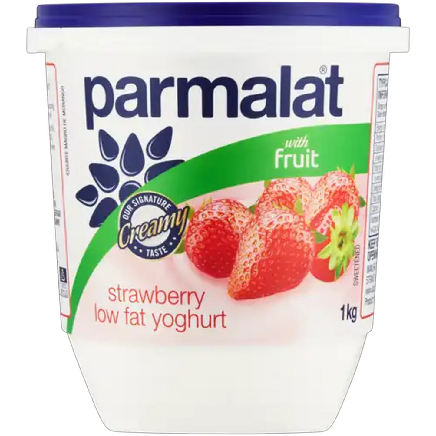 Image of Parmalat Strawberry Low Fat Yoghurt with Fruit 1kg