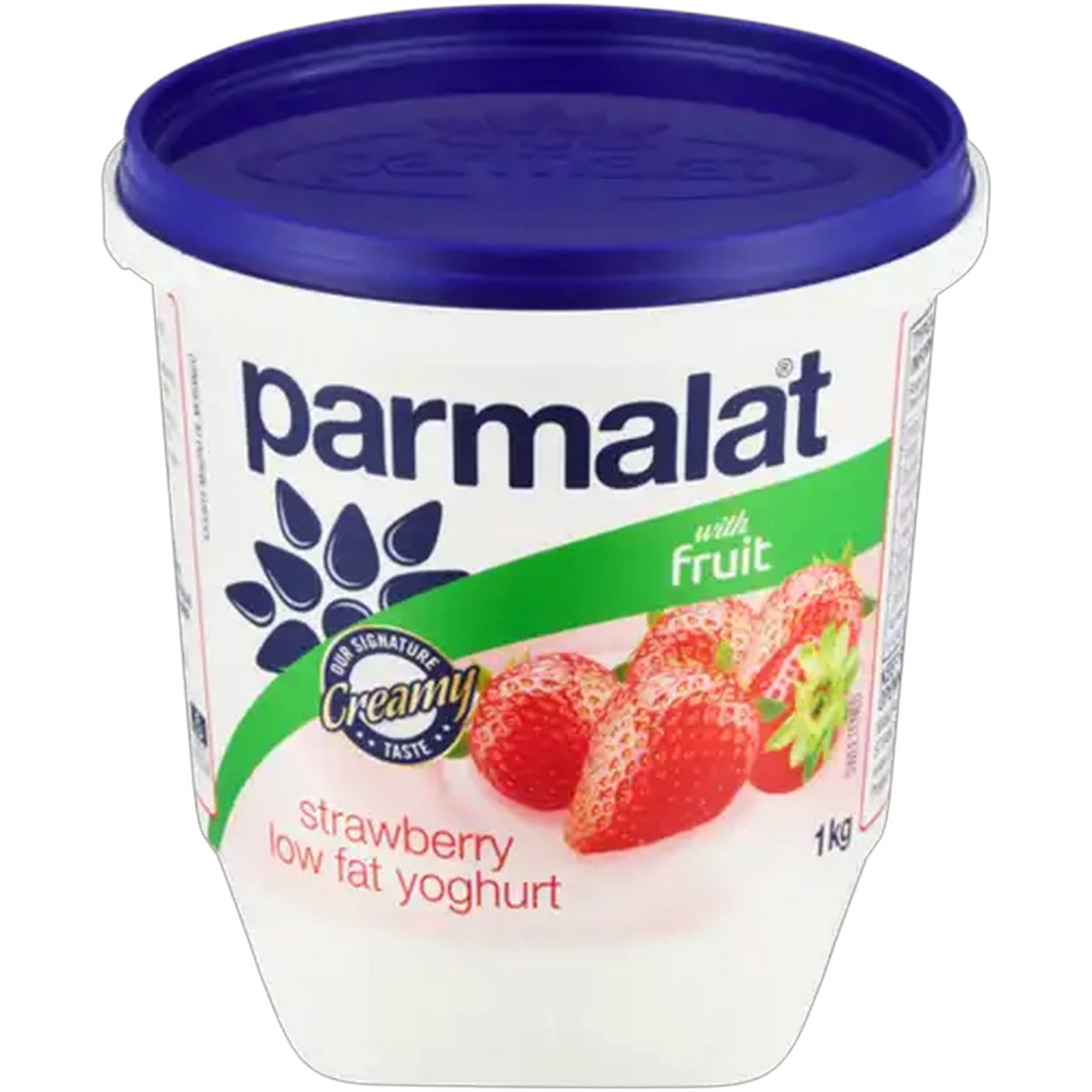 Image of Parmalat Strawberry Low Fat Yoghurt with Fruit 1kg