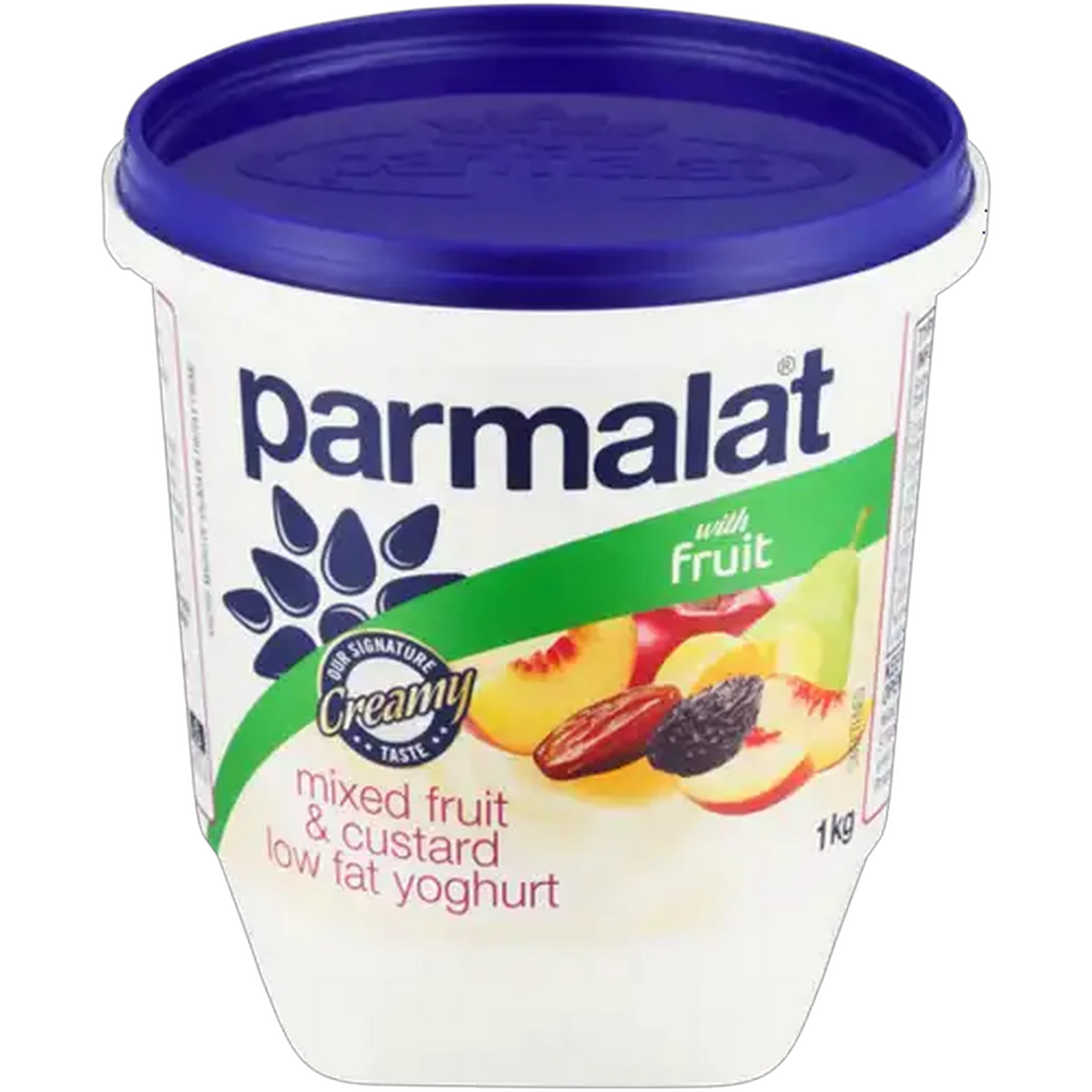 Image of Parmalat Mixed Fruit & Custard Low Fat Yoghurt with Fruit 1kg
