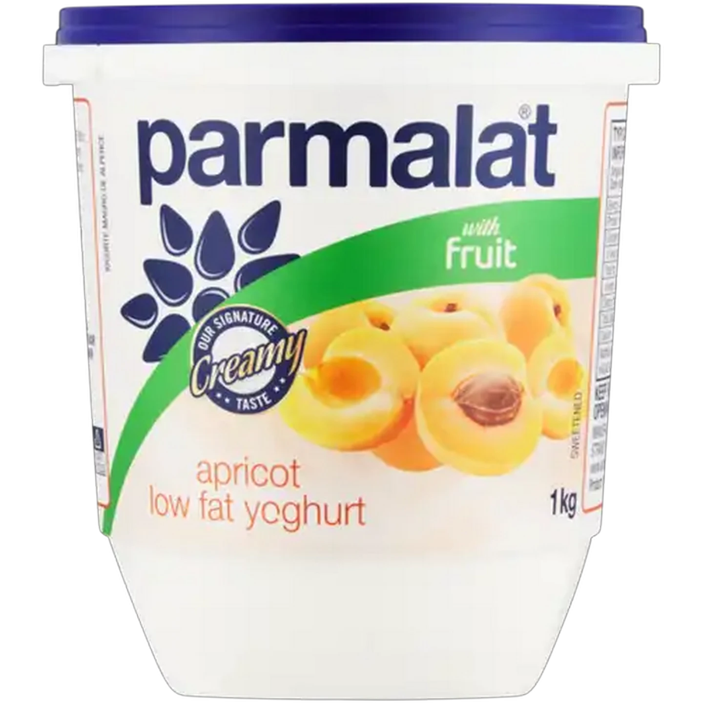 Image of Parmalat Apricot Low Fat Yoghurt with Fruit 1kg