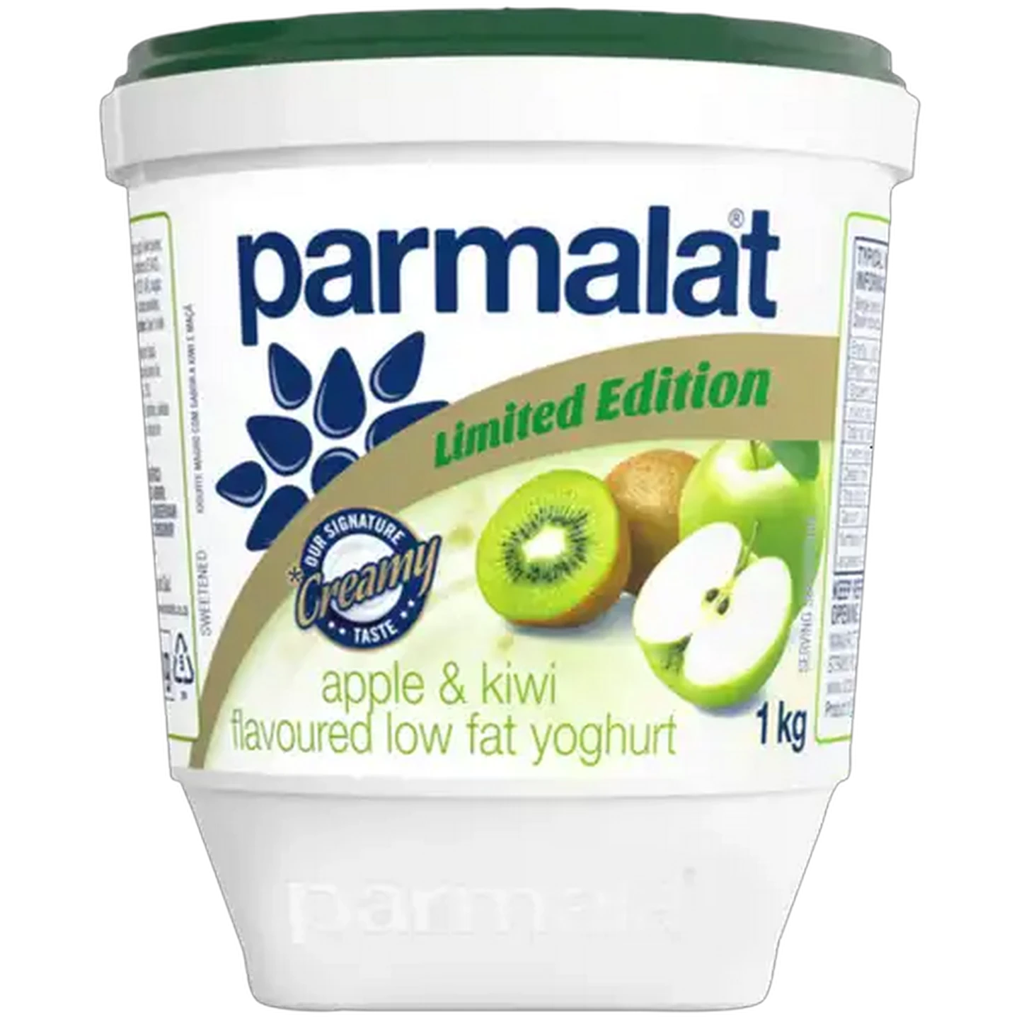 Image of Parmalat Limited Edition Apple & Kiwi Flavoured Limited Edition Low Fat Yoghurt 1kg