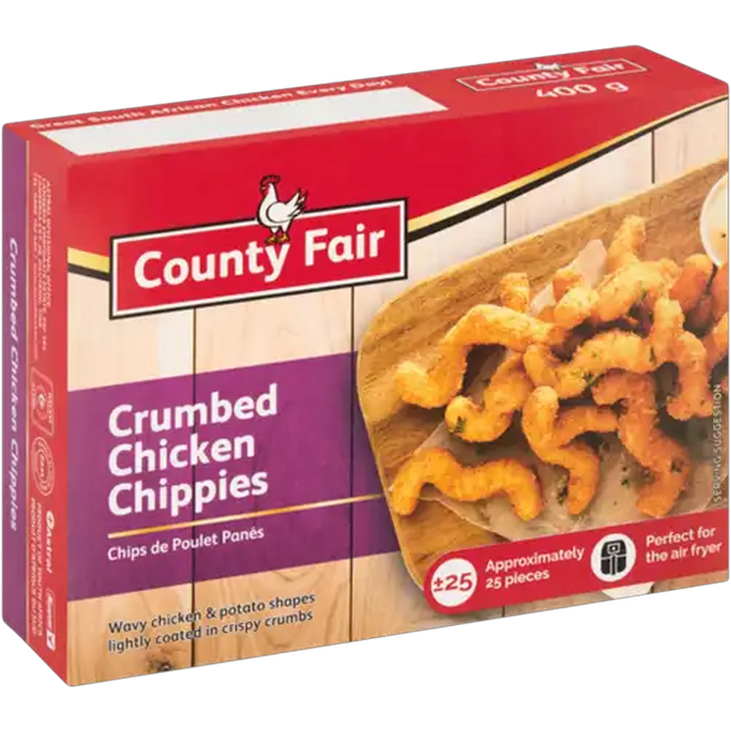 Image of County Fair Frozen Crumbed Chicken Chippies 400g
