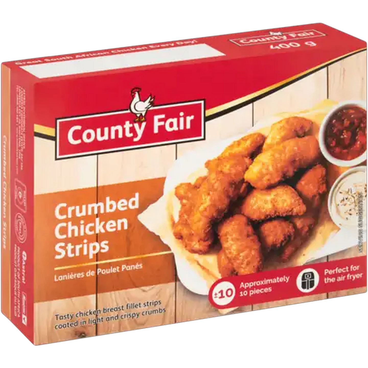 Image of County Fair Frozen Crumbed Chicken Strips Box 400g