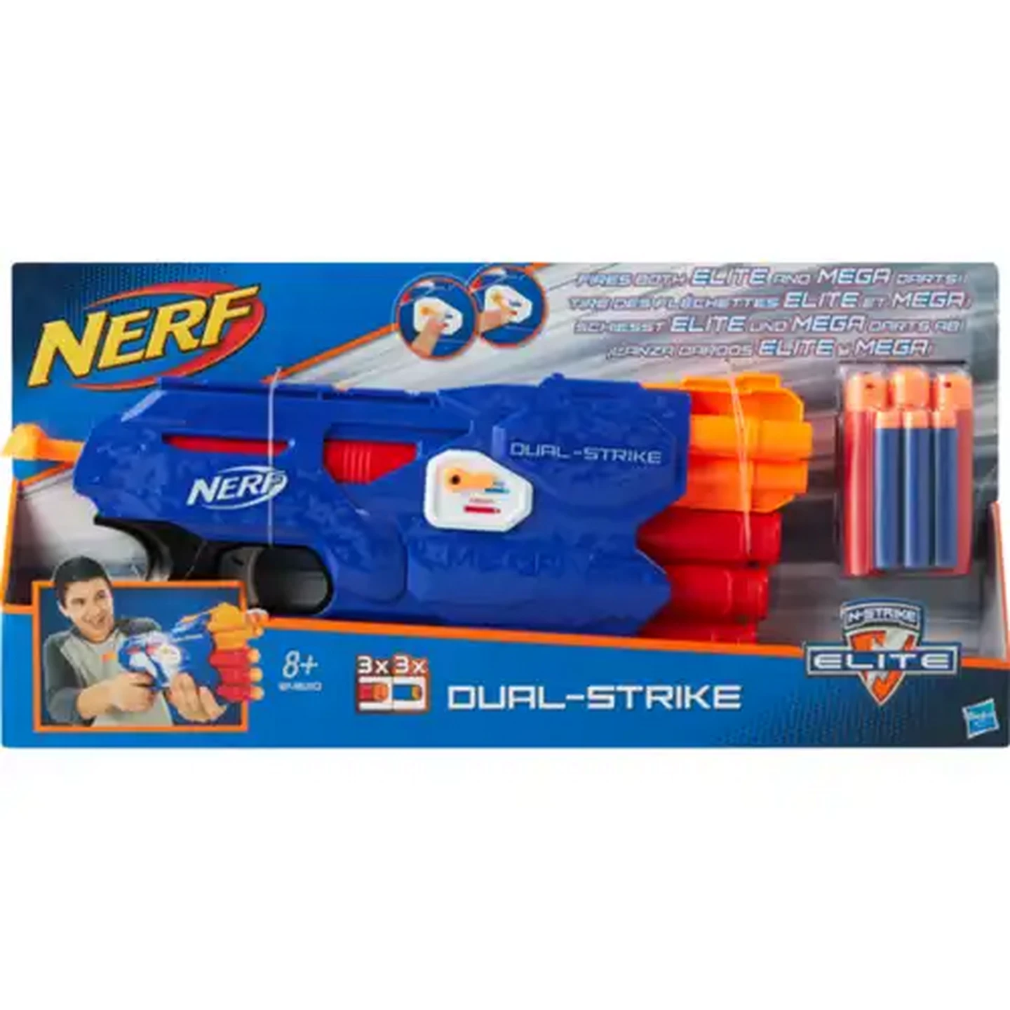 Image of Nerf Elite Dual Strike Blaster