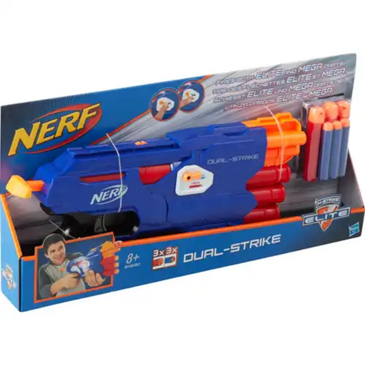 Image of Nerf Elite Dual Strike Blaster