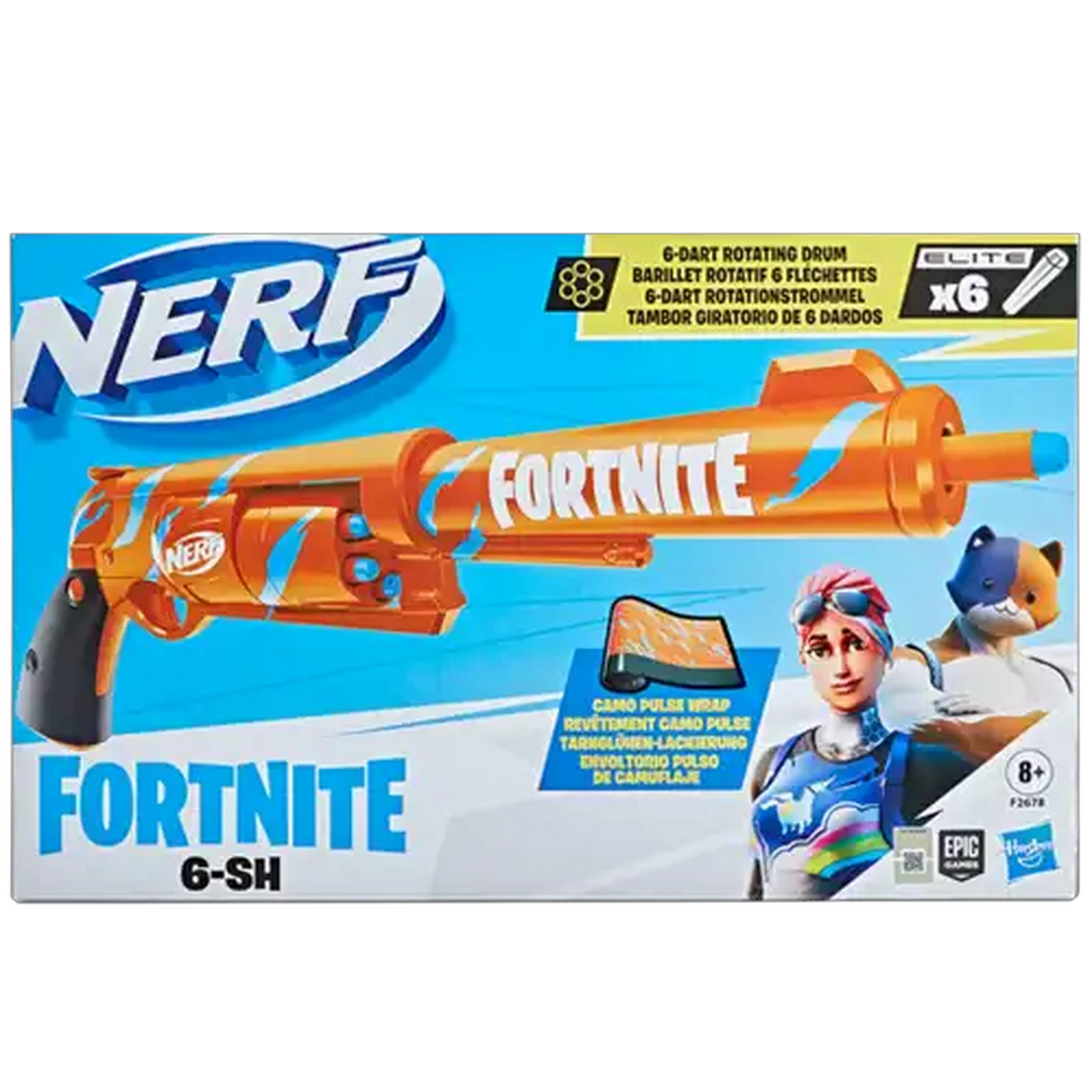 Checkers Sixty60 | Nerf Fortnite 6-SH Elite Dart Blaster Toy