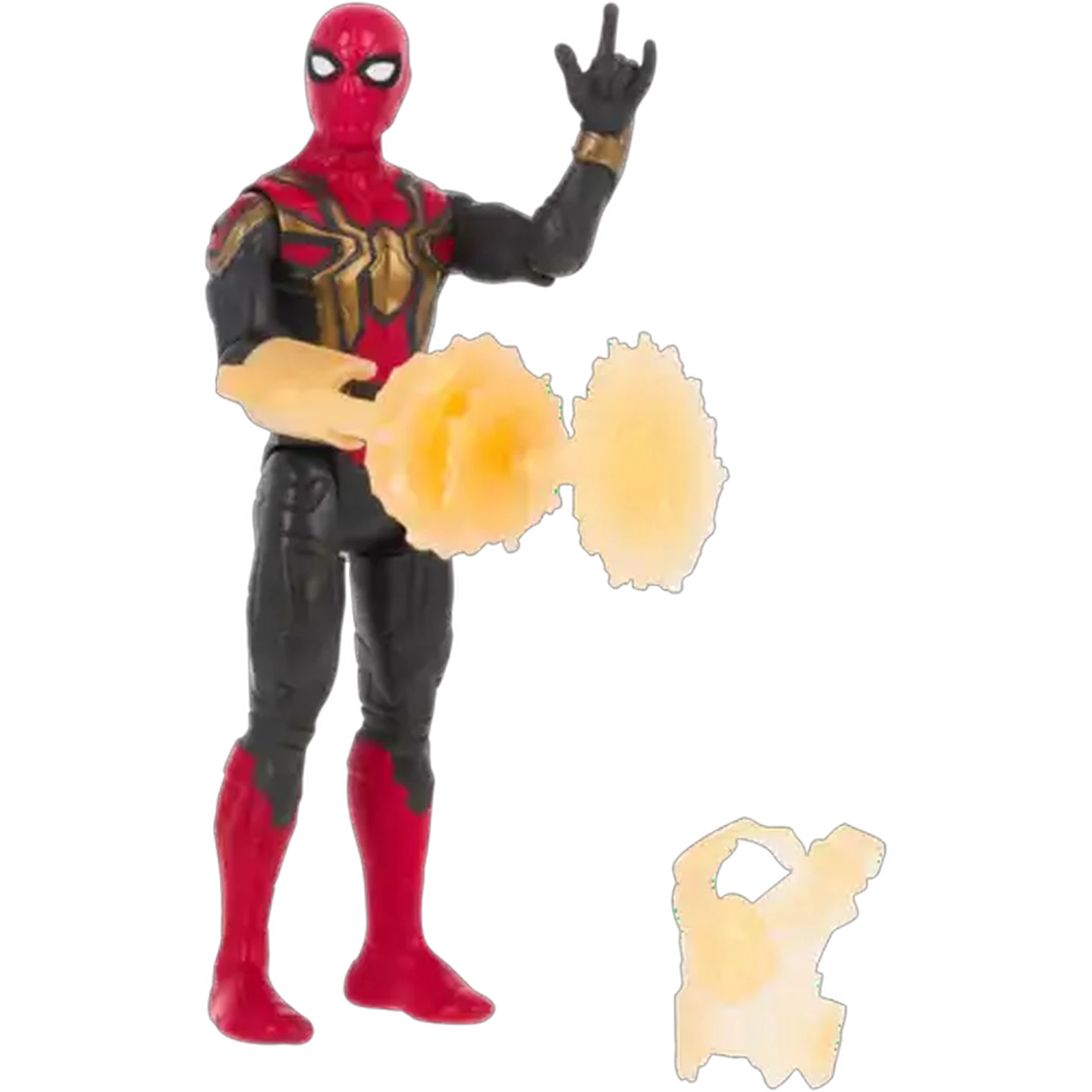 Image of Hasbro Gaming Spider-Man Iron Spider Figurine Plus Mystery Web Gear