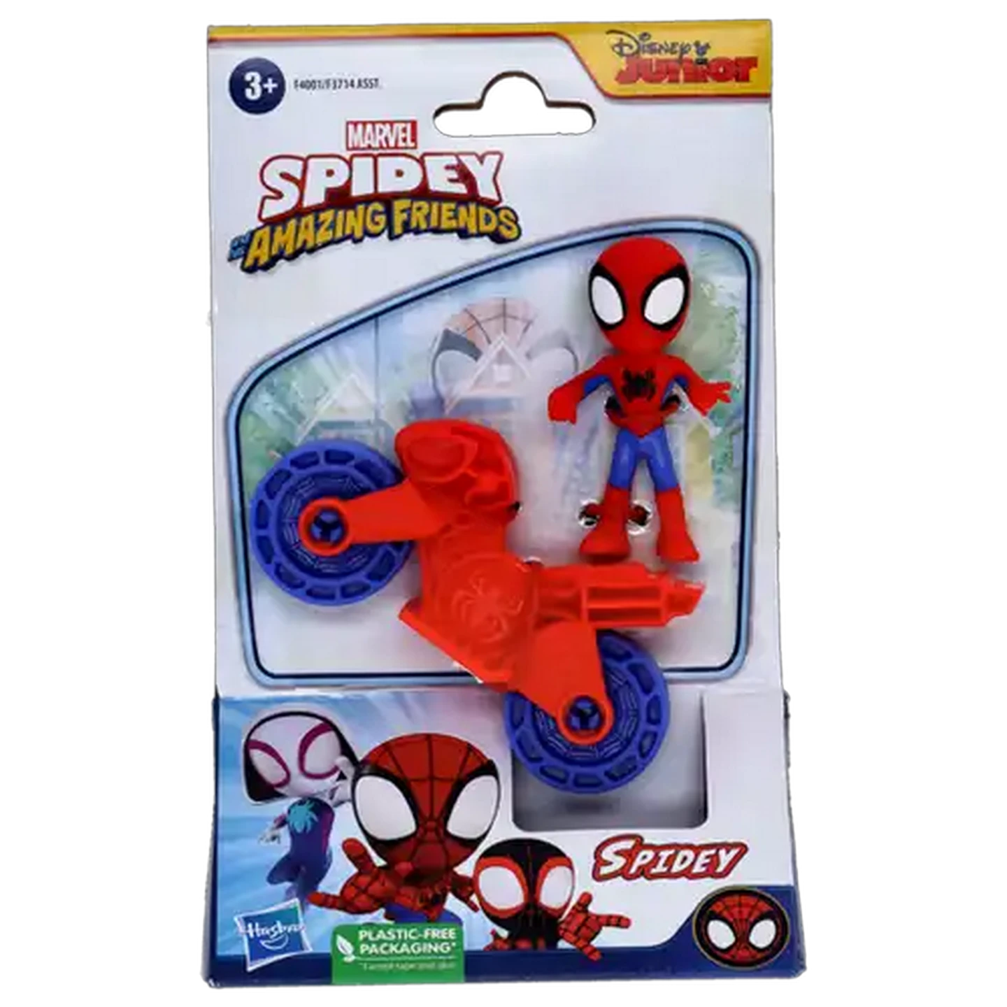 Image of Marvel Spidey Amazing Friends Figure & Bike (Type May Vary)