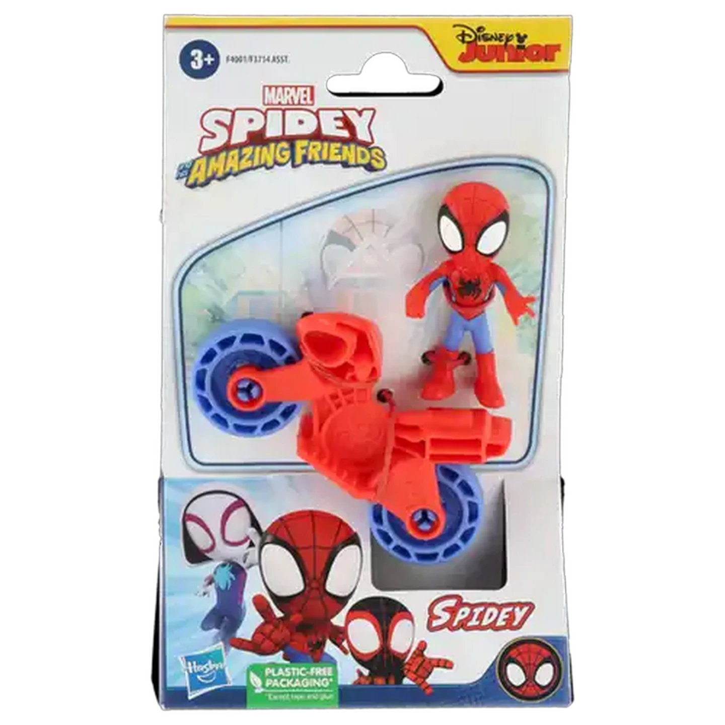 Image of Marvel Spidey Amazing Friends Figure & Bike (Type May Vary)