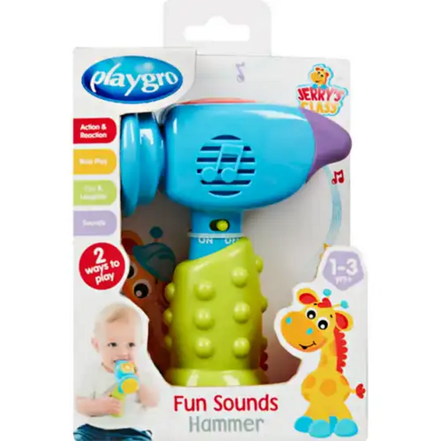 Image of Playgro Jerry's Class Fun Sounds Hammer