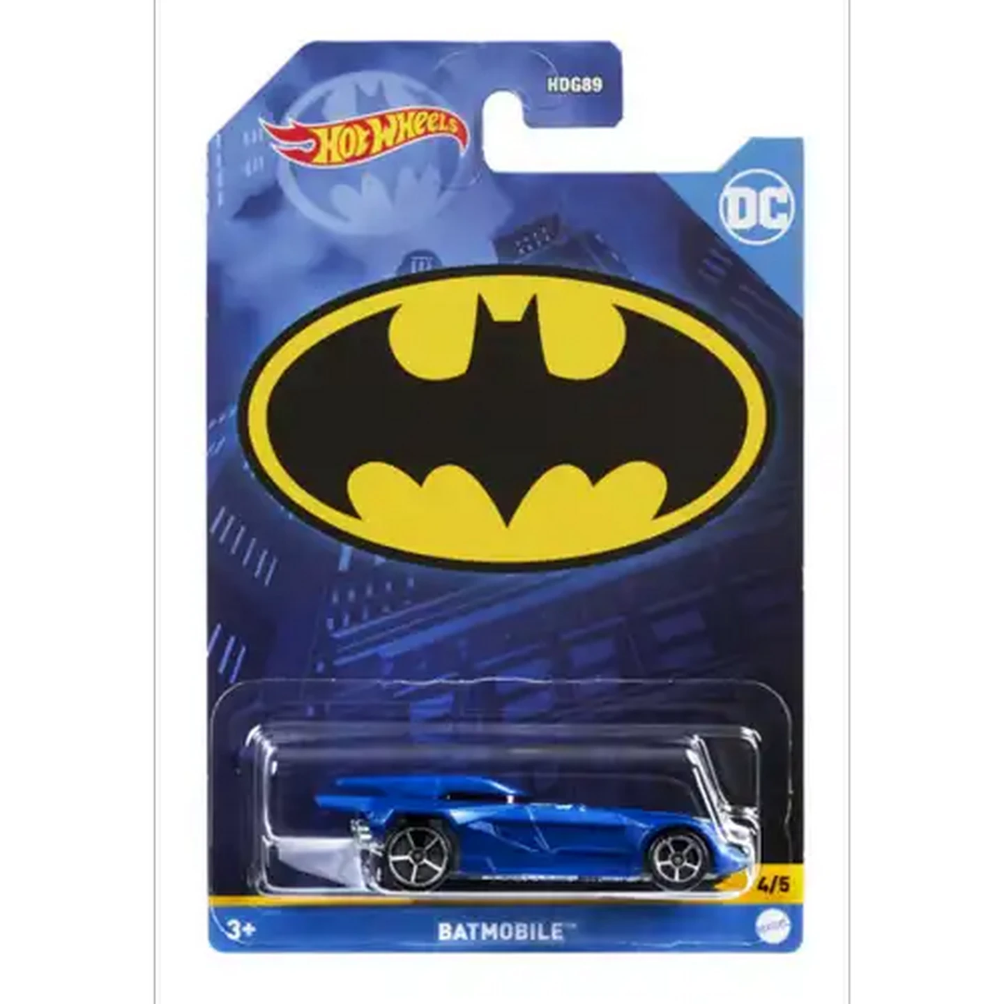 Image of Hot Wheels 1:64 Scale Batman-Themed Toy Vehicle (Type May Vary)