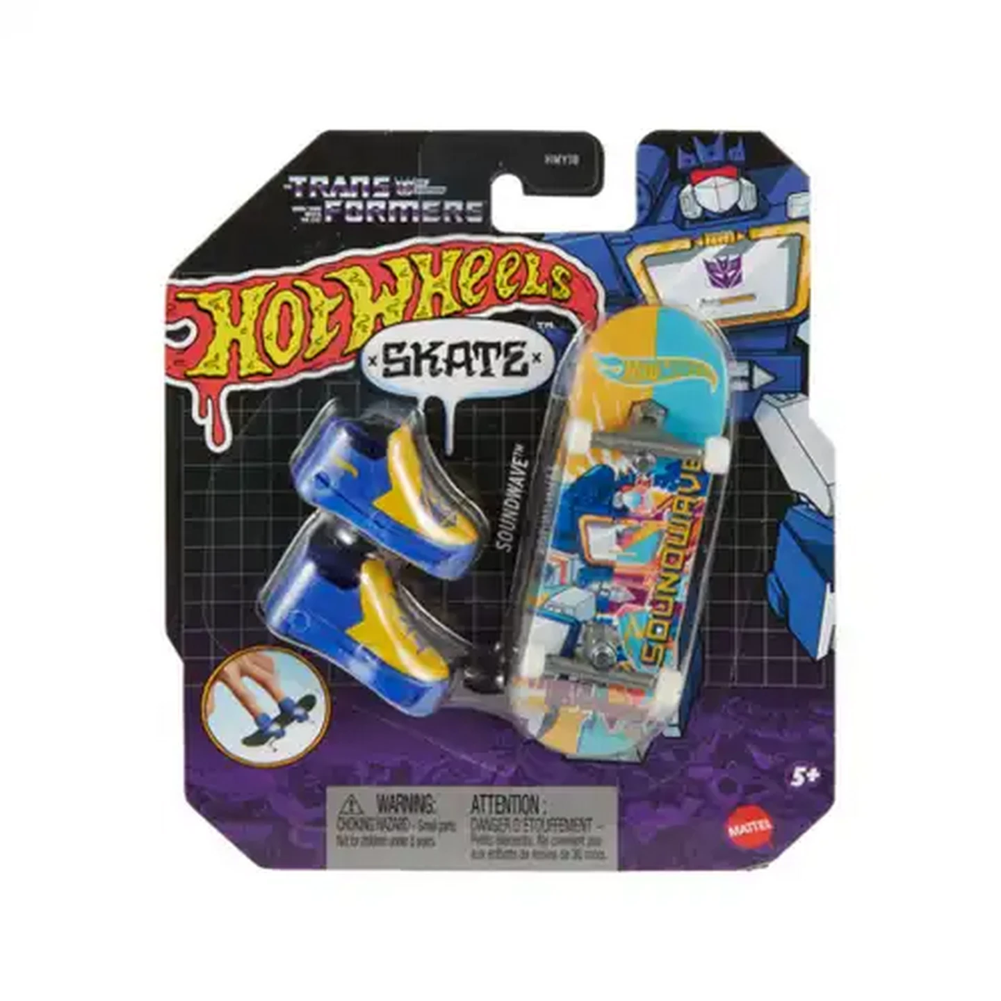 Image of Hot Wheels Skate Fingerboard and Skate Shoes, Entertainment-Themed