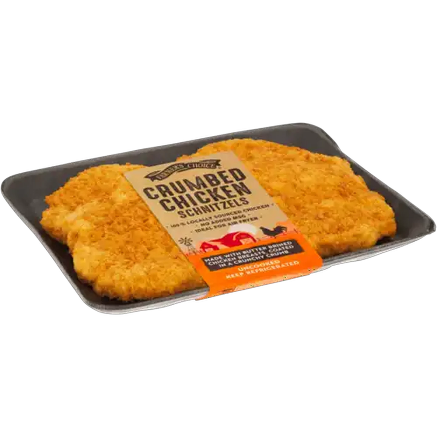 Image of Farmer's Choice Crumbed Chicken Schnitzels Per kg