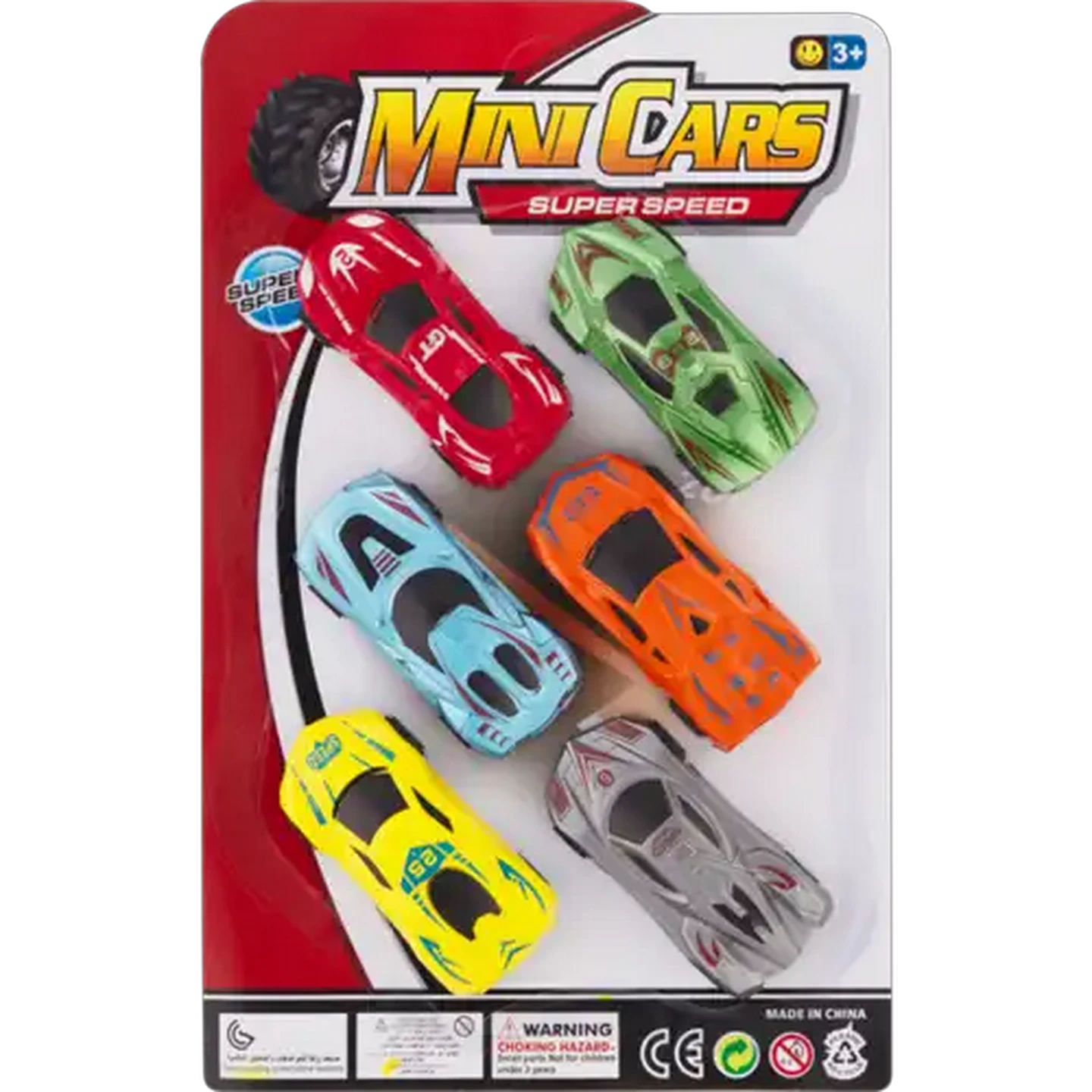 Image of Super Speed Mini Cars Super Speed 6 Piece