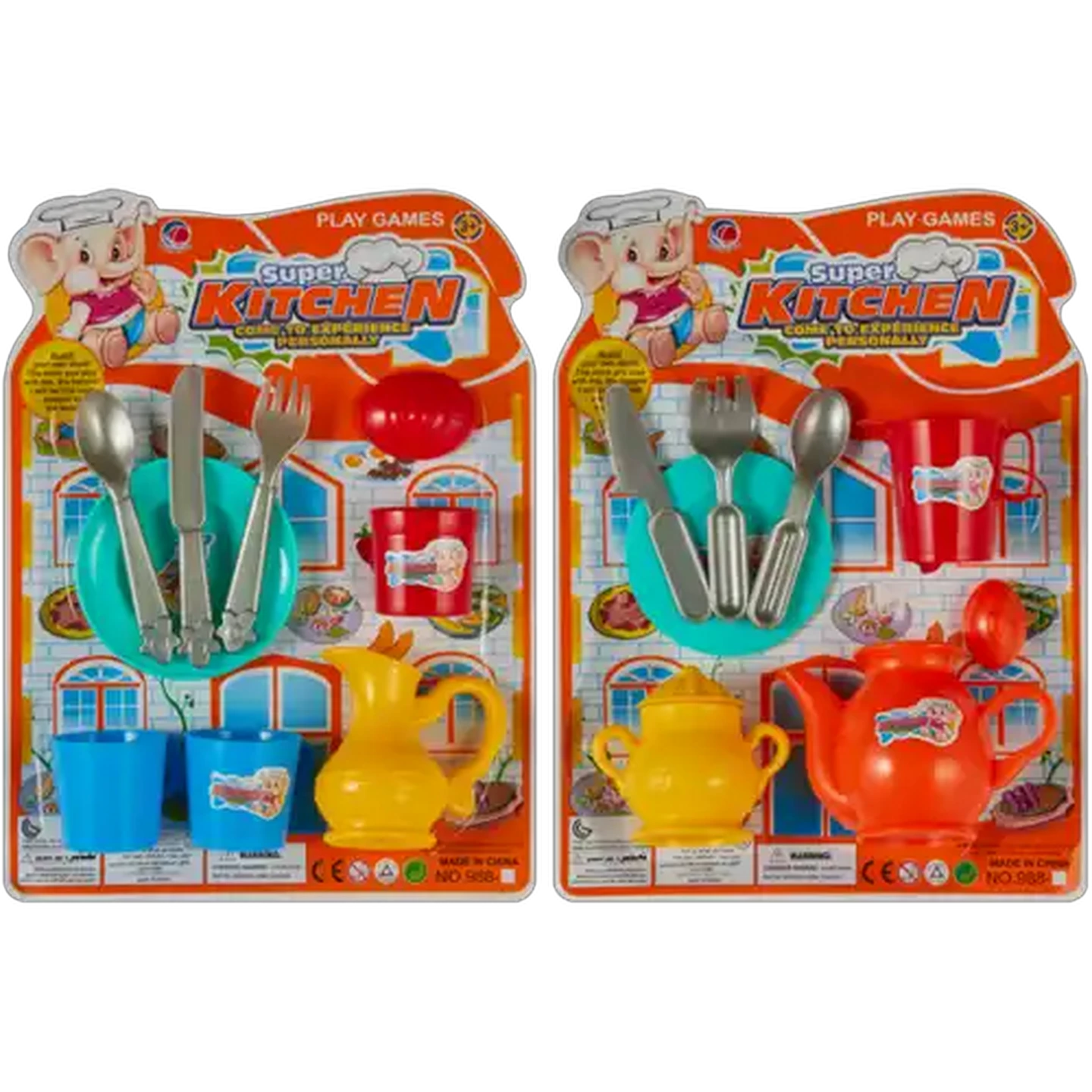 Image of Orange Super Kitchen Set (Single)
