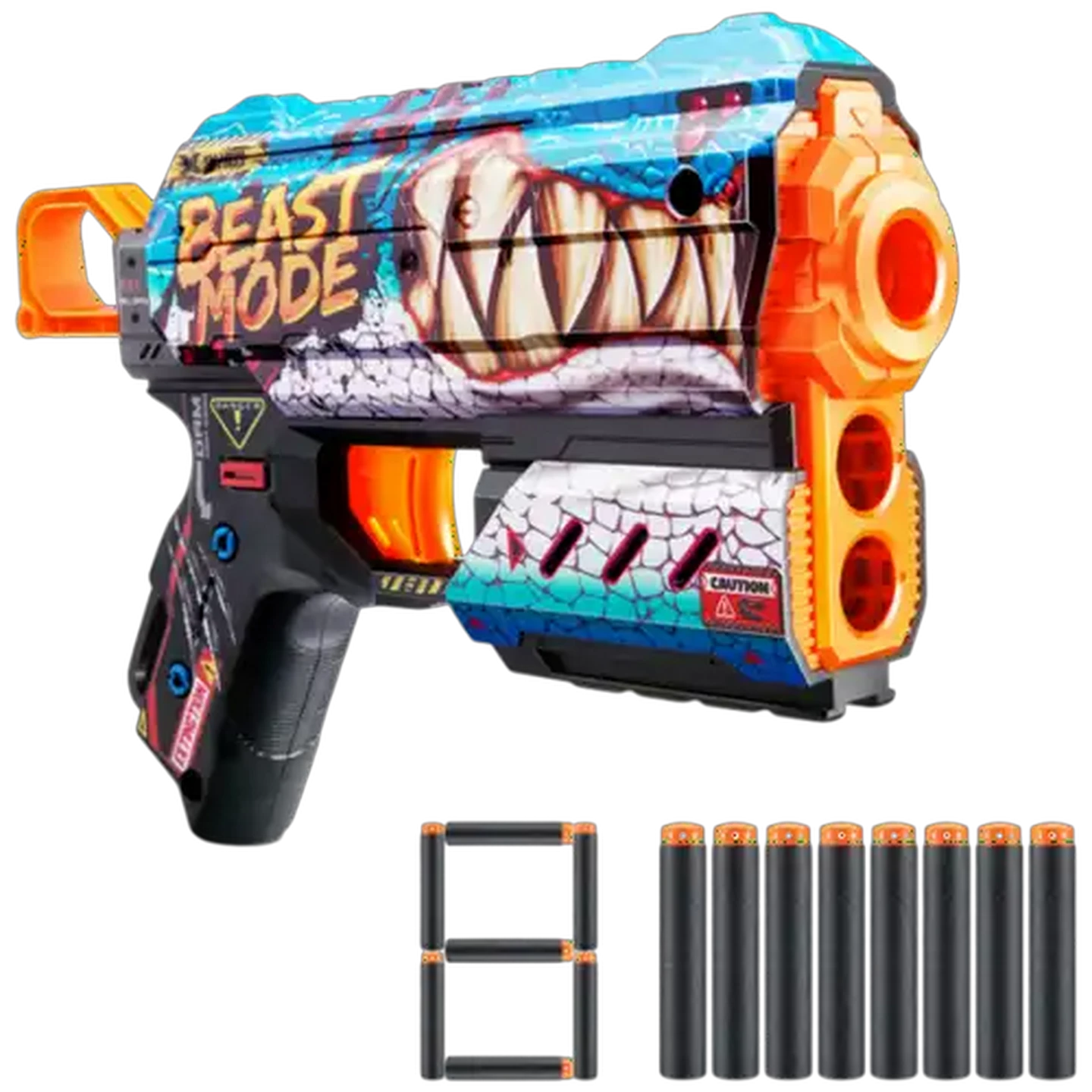 Checkers Sixty60 | XSHOT Skins Flux Dart Blaster 18.3cm Beast Out Skin