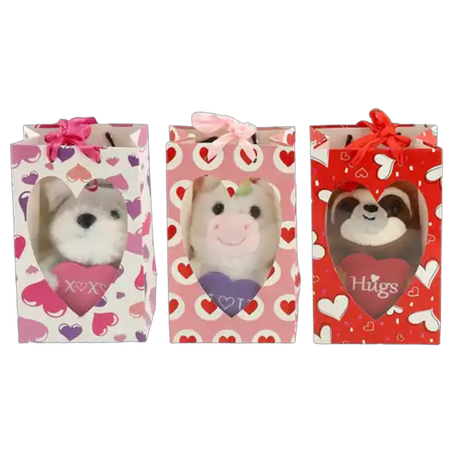 Image of Plush Animal in Gift Bag 14cm (Design May Vary)