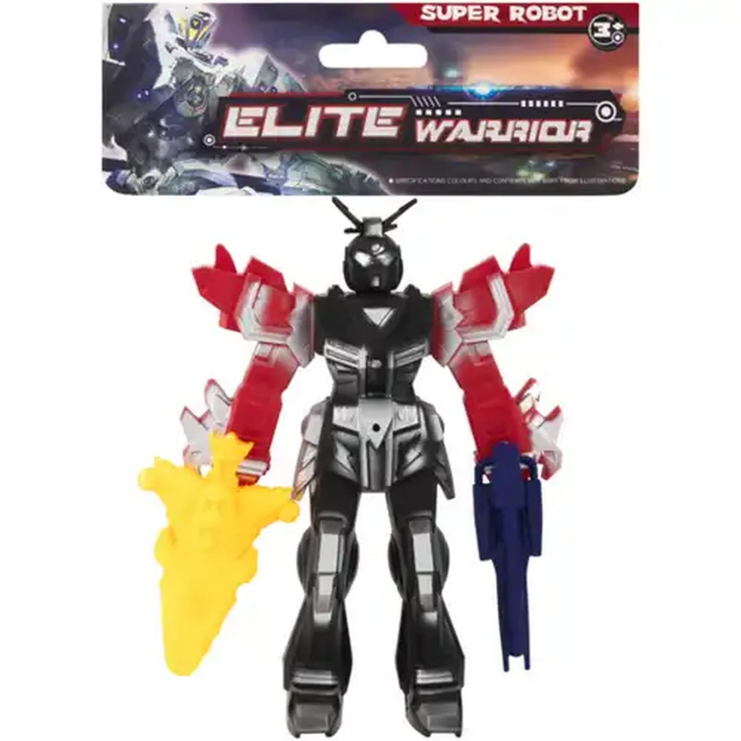 Image of Elite Warrior Super Robot 11cm (Type May Vary)