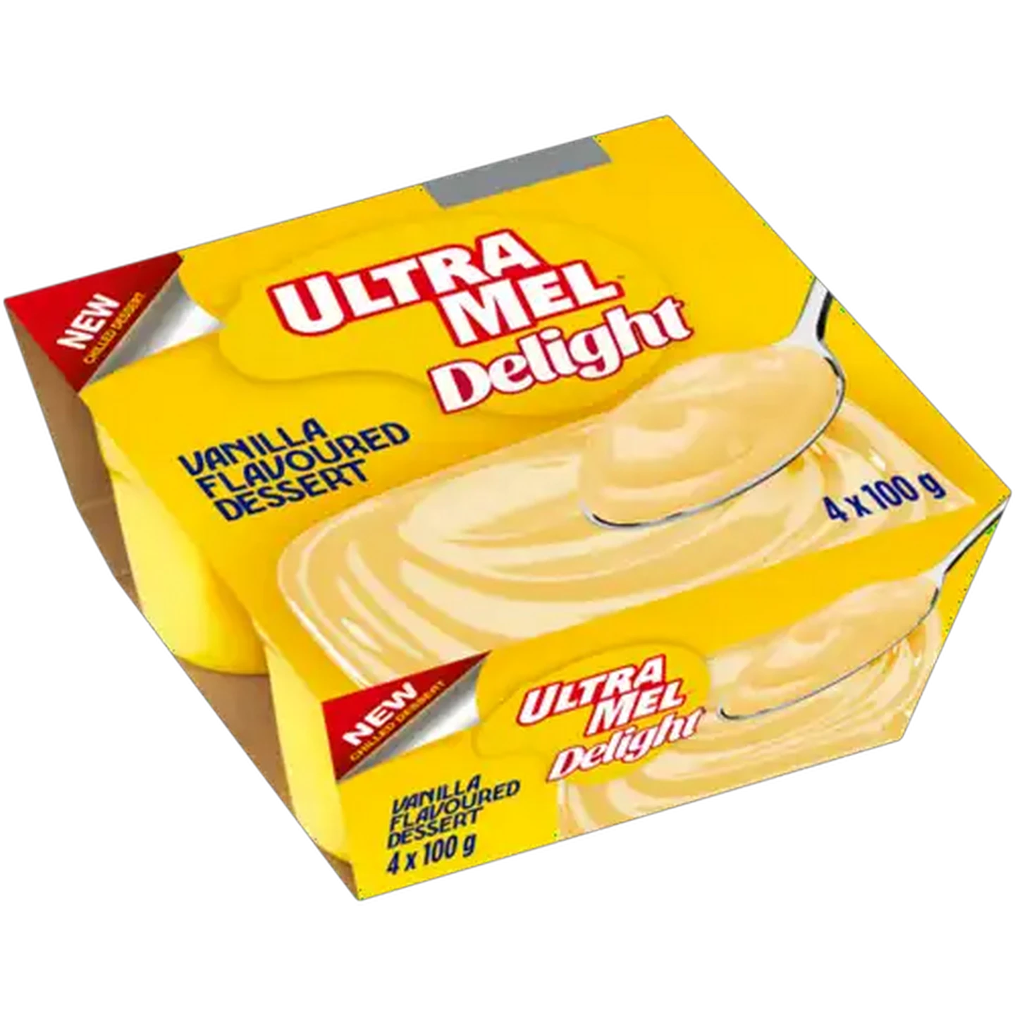 Image of Danone Ultra Mel Vanilla Flavoured Delight Dessert 4 x 100g