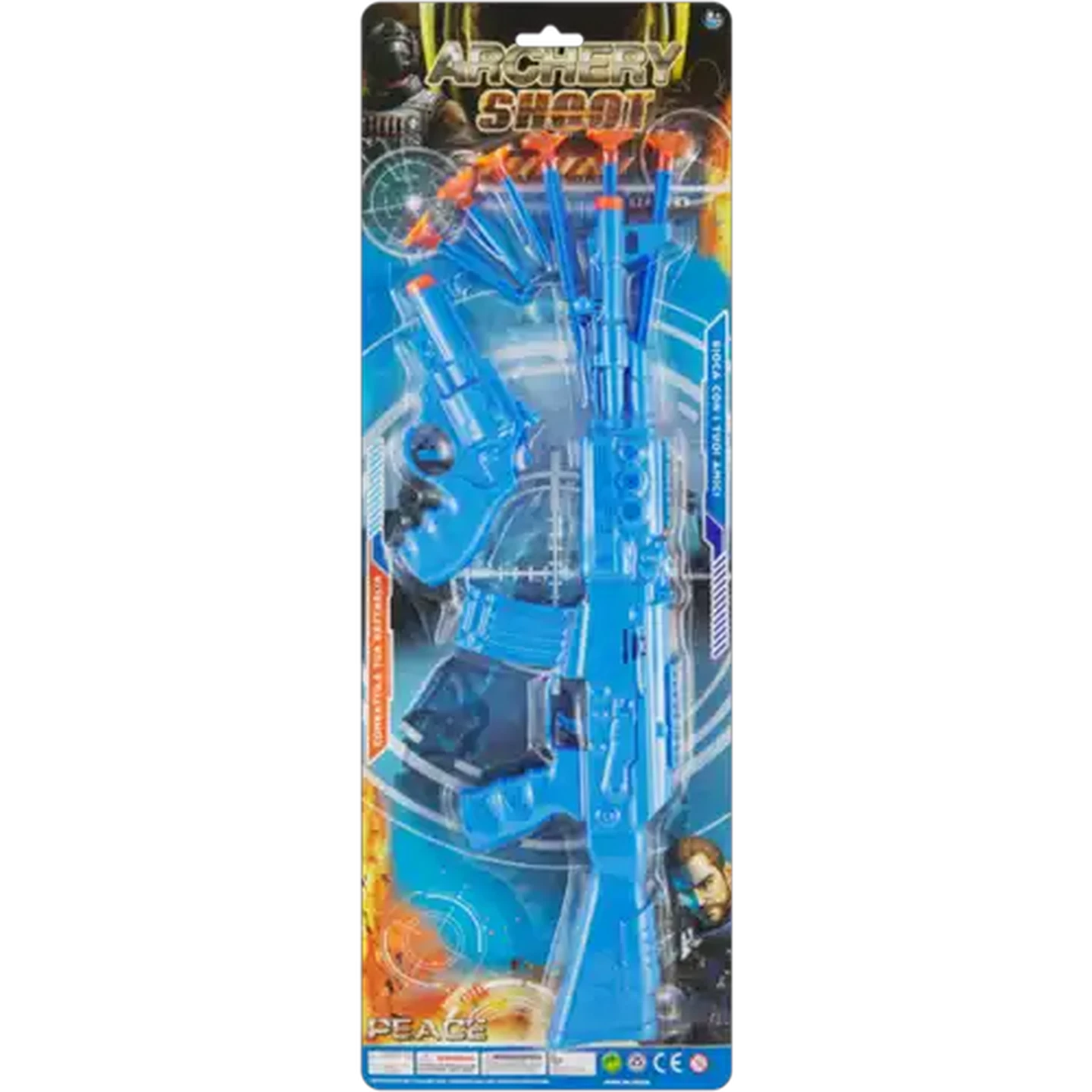 Image of Gun & Archery Dart Set 8 Piece