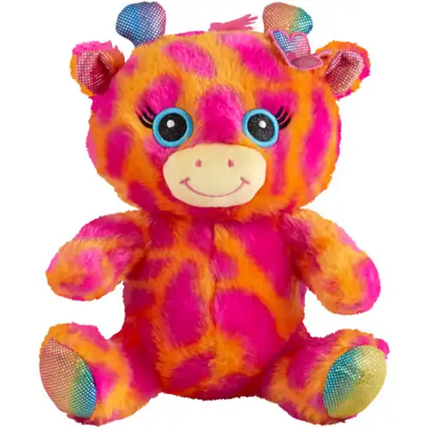 Image of Colourful Plush Sitting Animals (Type May Vary)