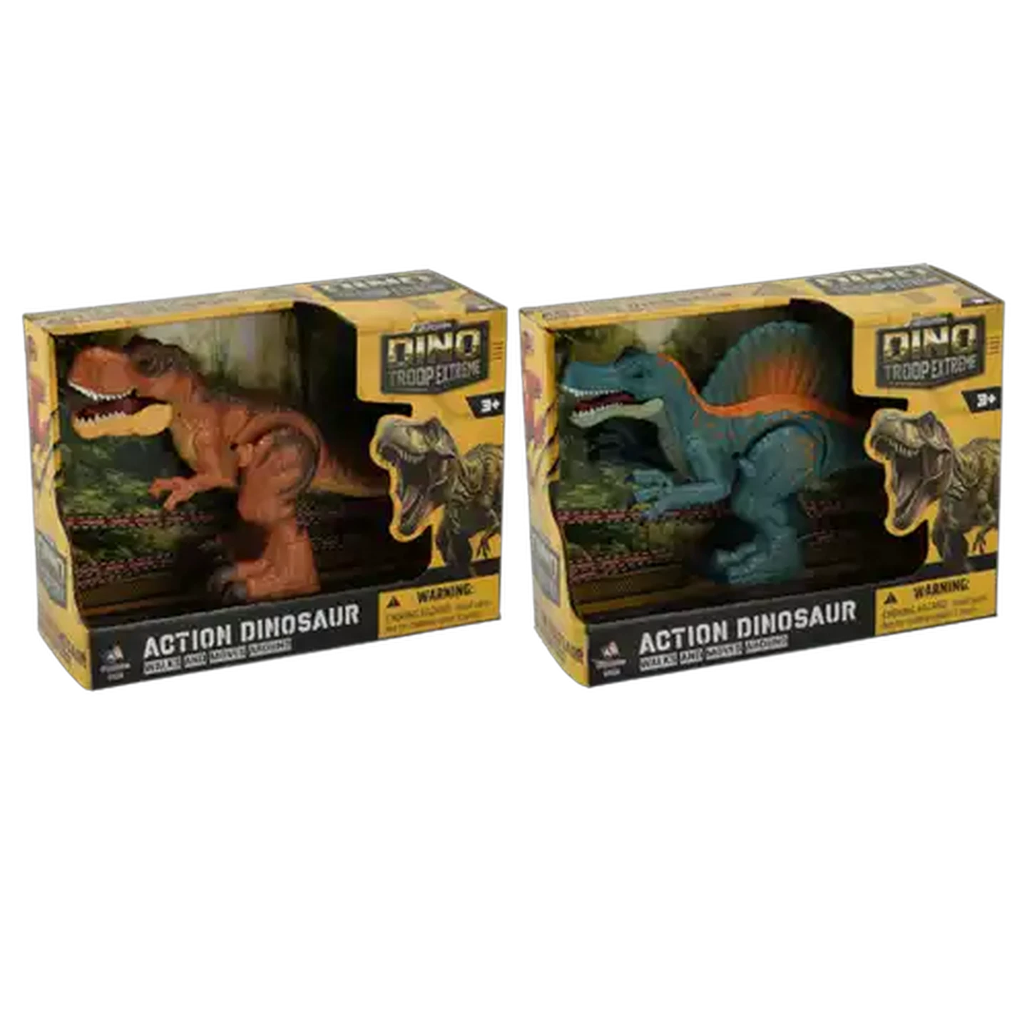 Image of Happy Line Dino Troop Extreme Wind-Up Action Dinosaur (Design May Vary)