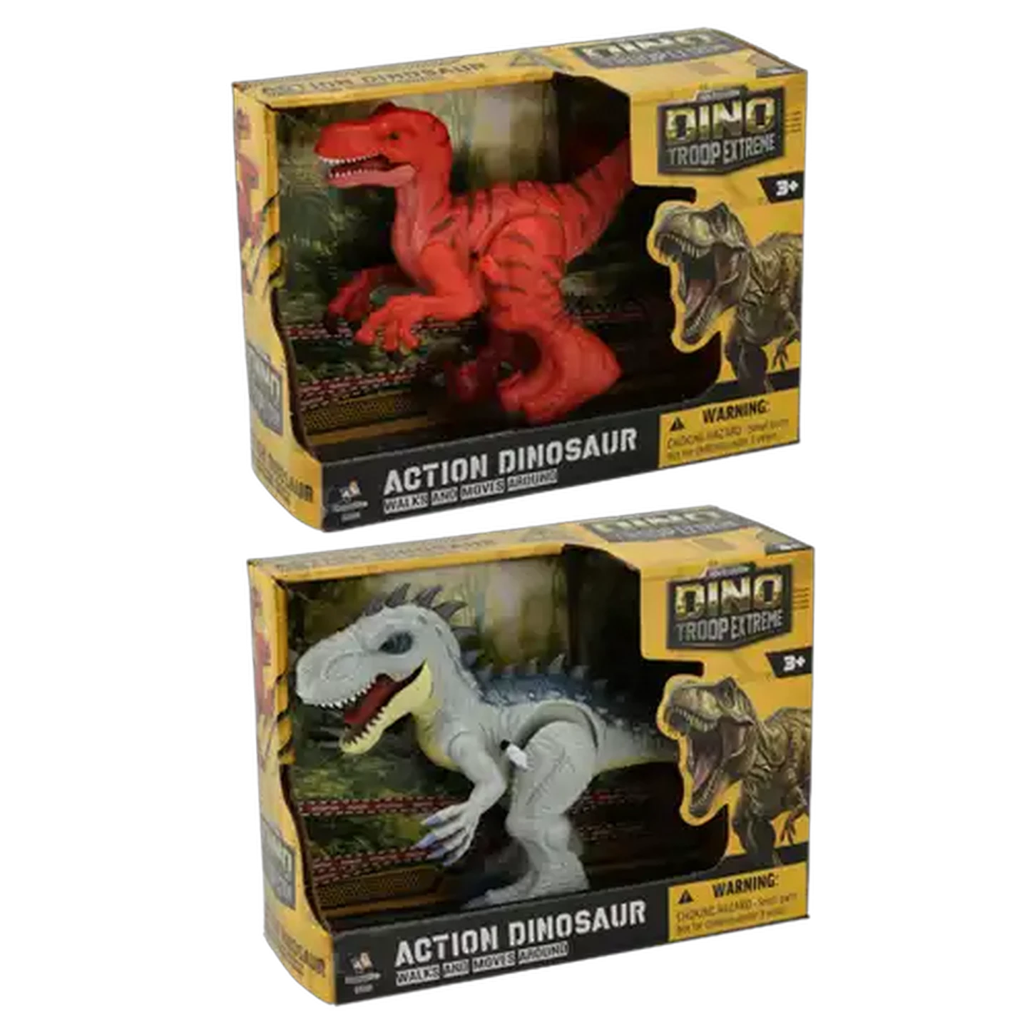 Image of Happy Line Dino Troop Extreme Wind-Up Action Dinosaur (Design May Vary)