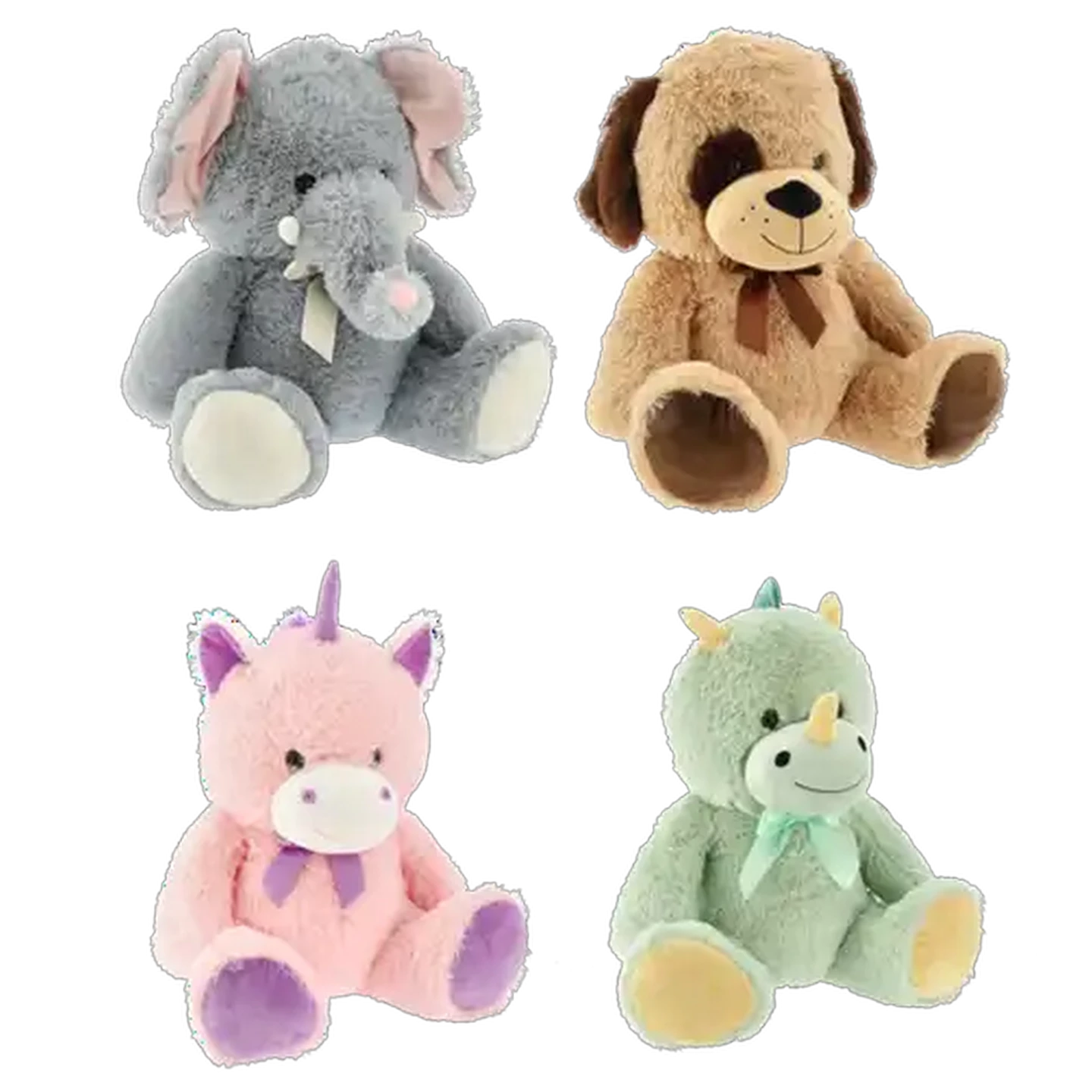 Image of Chubby Animal Sitting Plush Toy 58cm (Design May Vary)