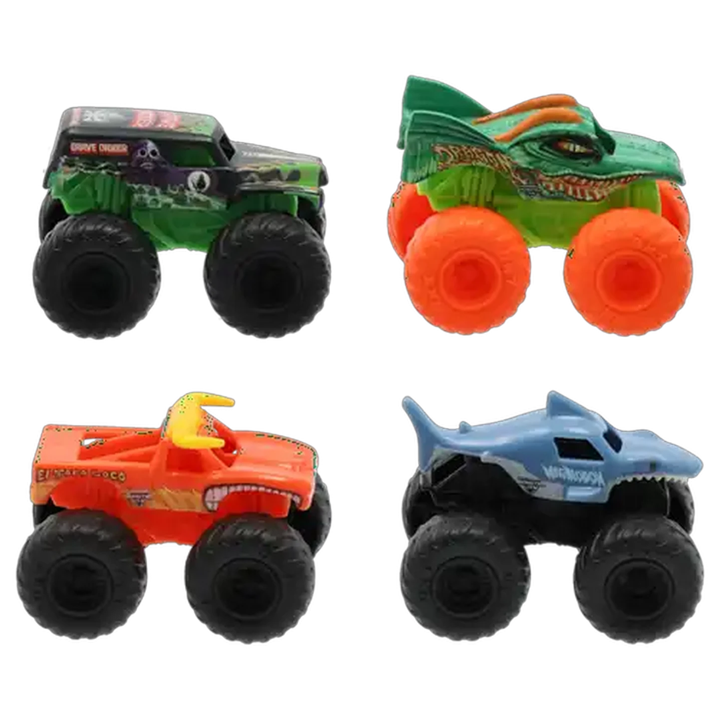 Image of Monster Jam Monster Truck Value 4-Pack (Design May Vary)