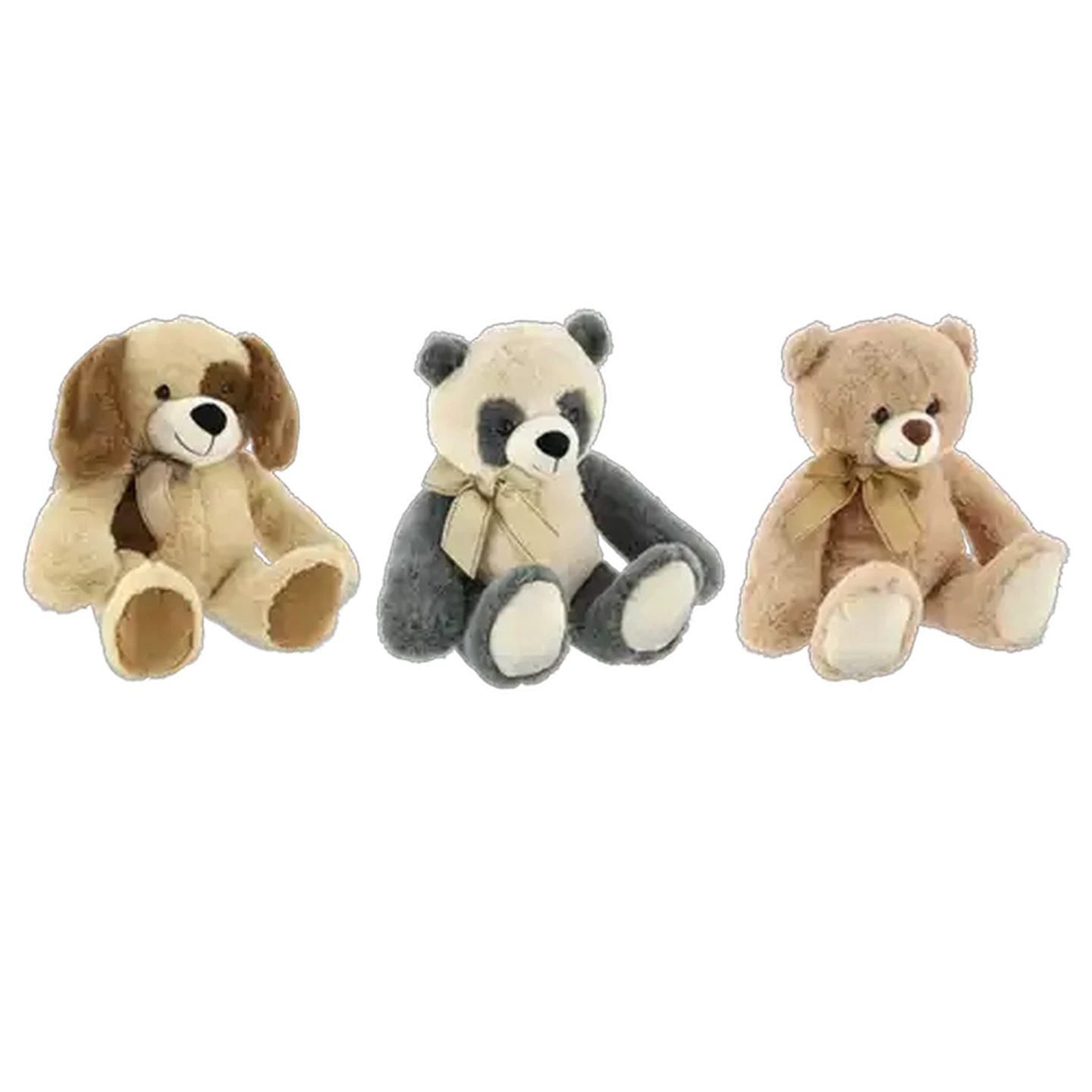 Image of Sitting Animal Soft Plush Toy 43cm (Design May Vary)