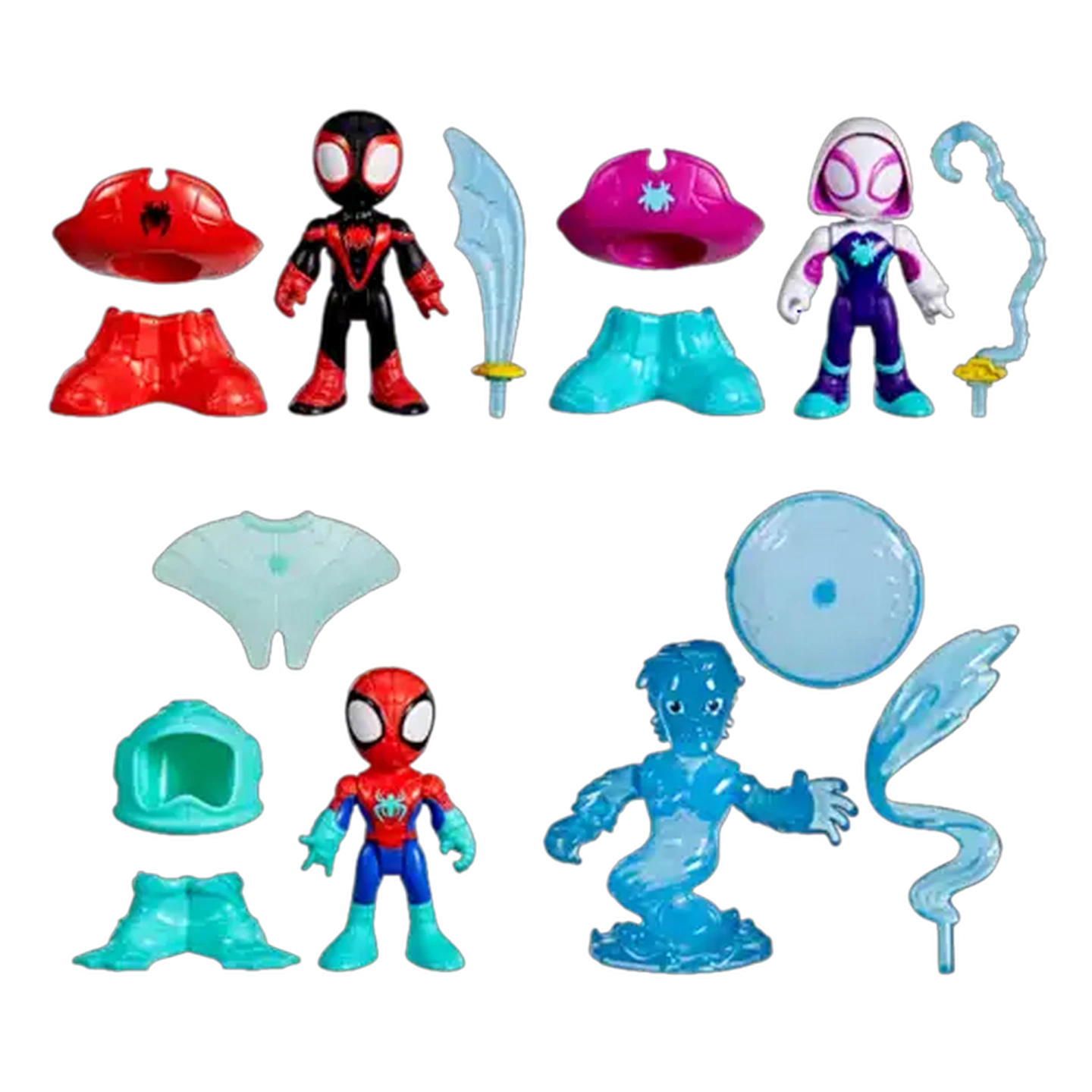 Image of Spidey and his Amazing Friends Waterwebs 2-Pack Figurine (Type May Vary)