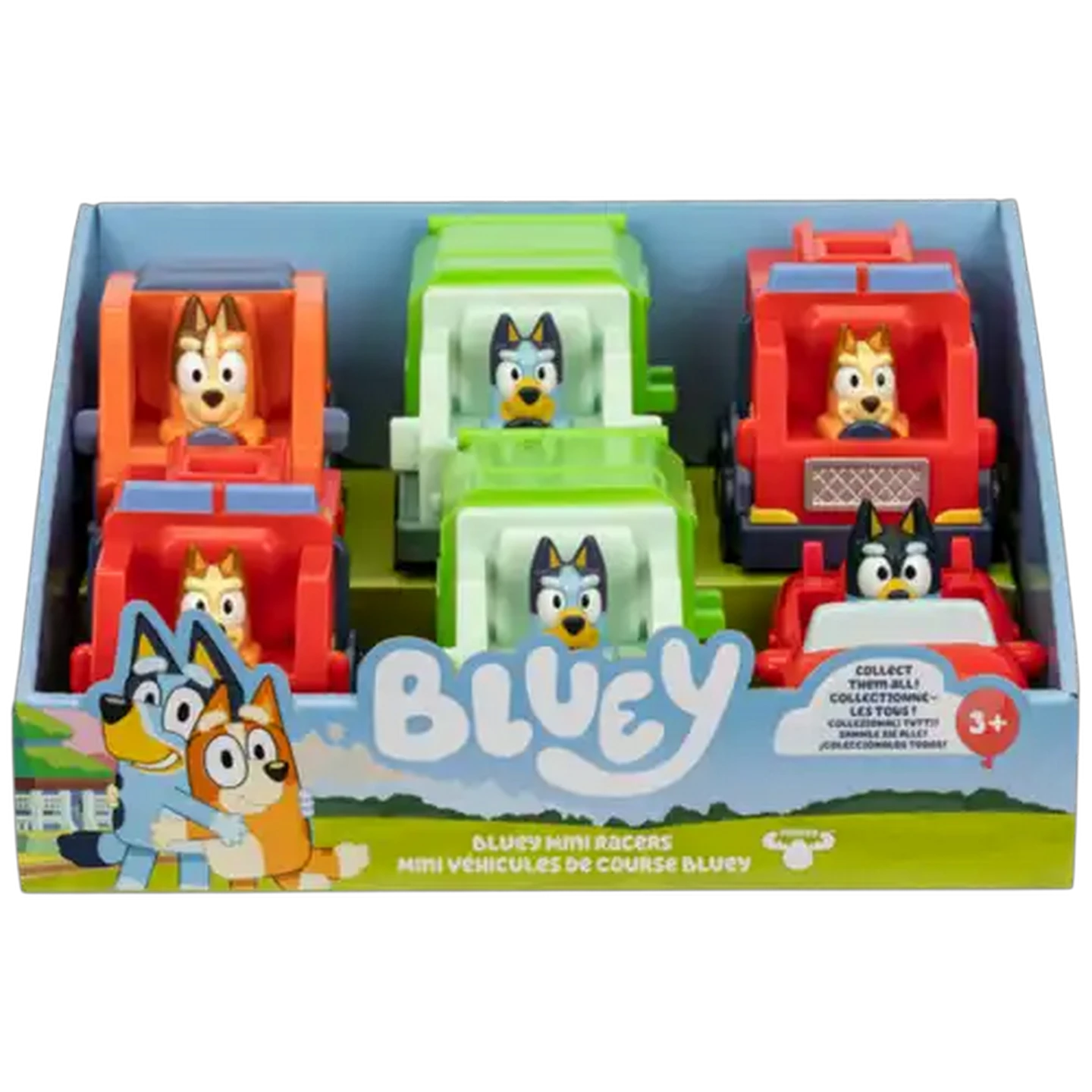 Image of Bluey S12 Mini Racers Single Pack (Type May Vary)