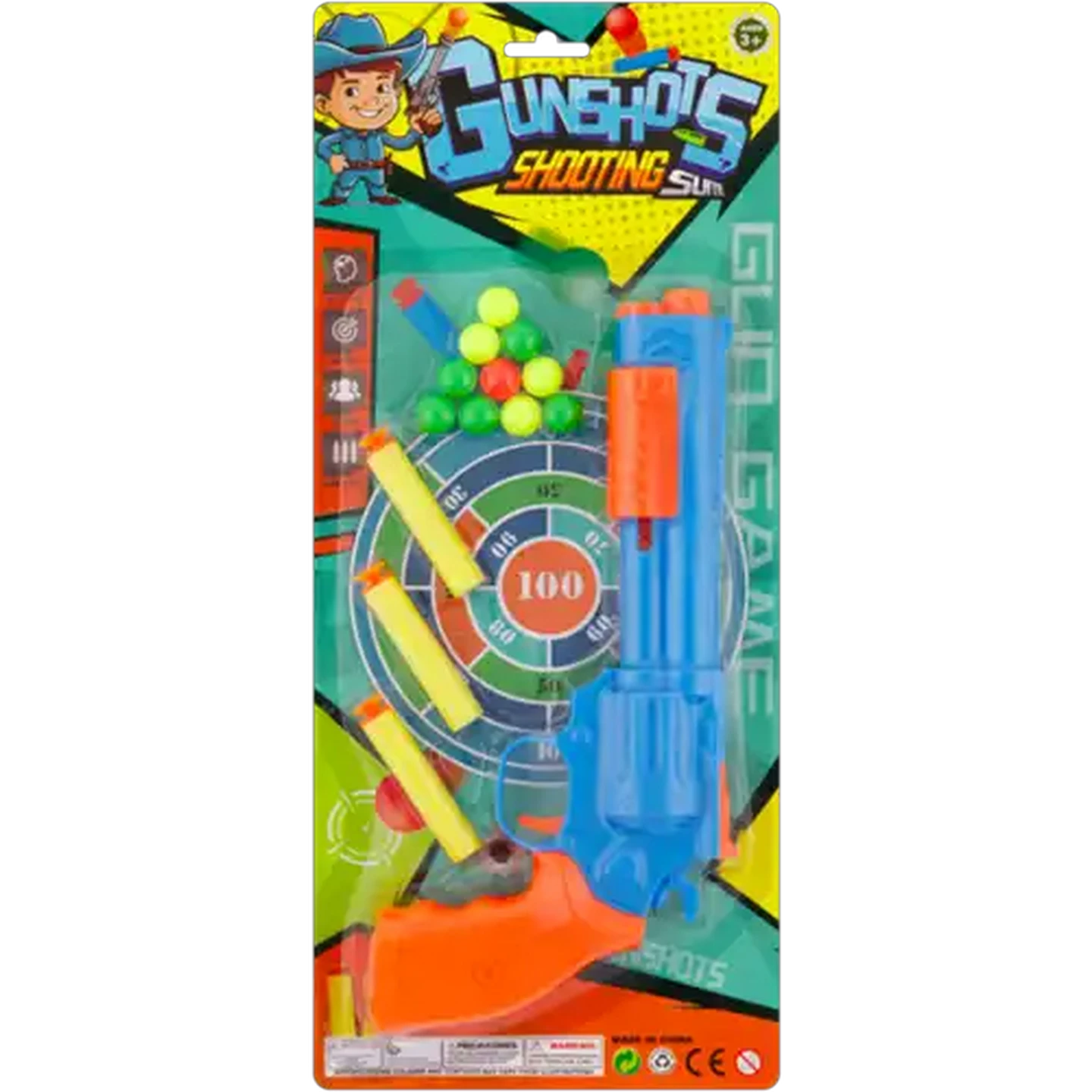 Image of Toy Barrel Gun Set (Colour May Vary)