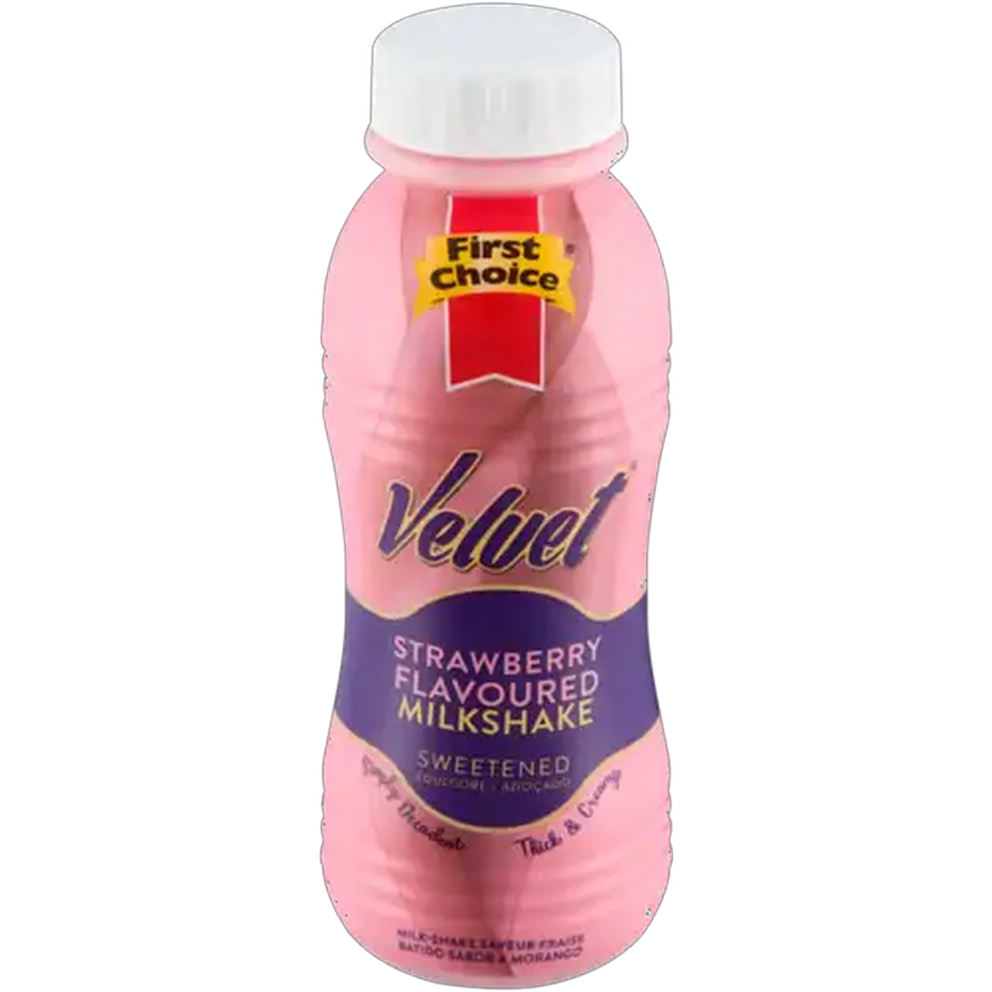 Image of First Choice Velvet Strawberry Flavoured Milkshake 275ml