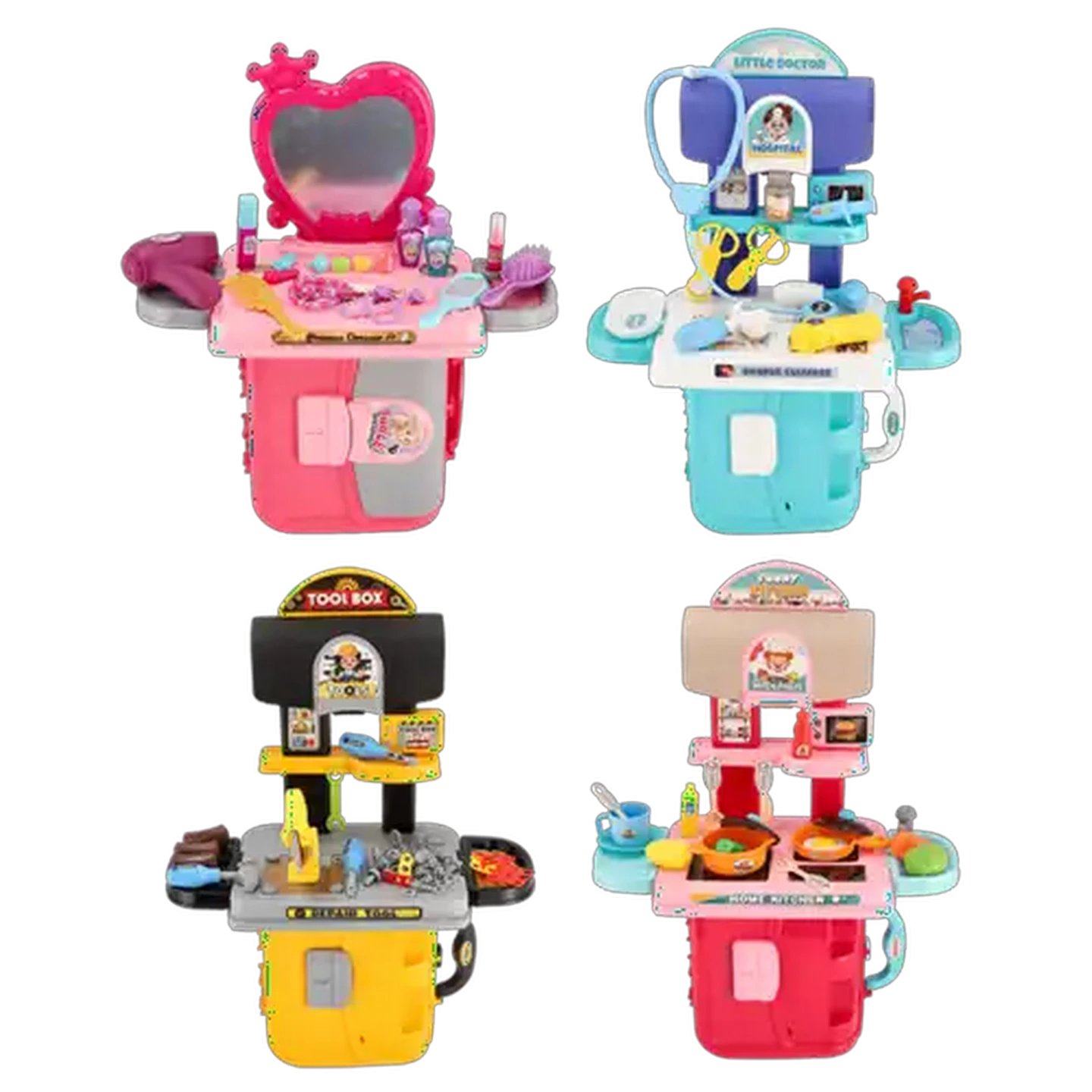 Image of 3-in-1 Suitcase Playset (Design May Vary)