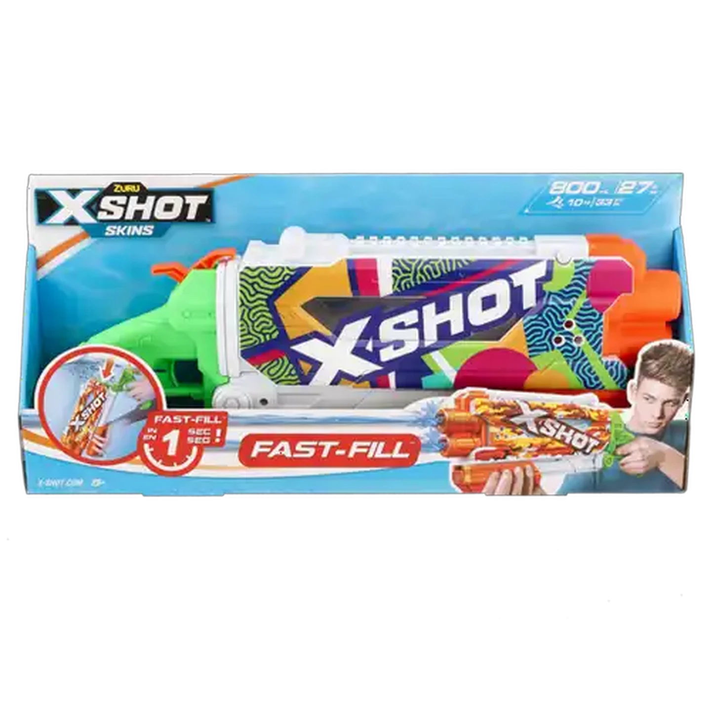 Image of XSHOT Skins Fast Fill Water Blaster Gun (Type May Vary)