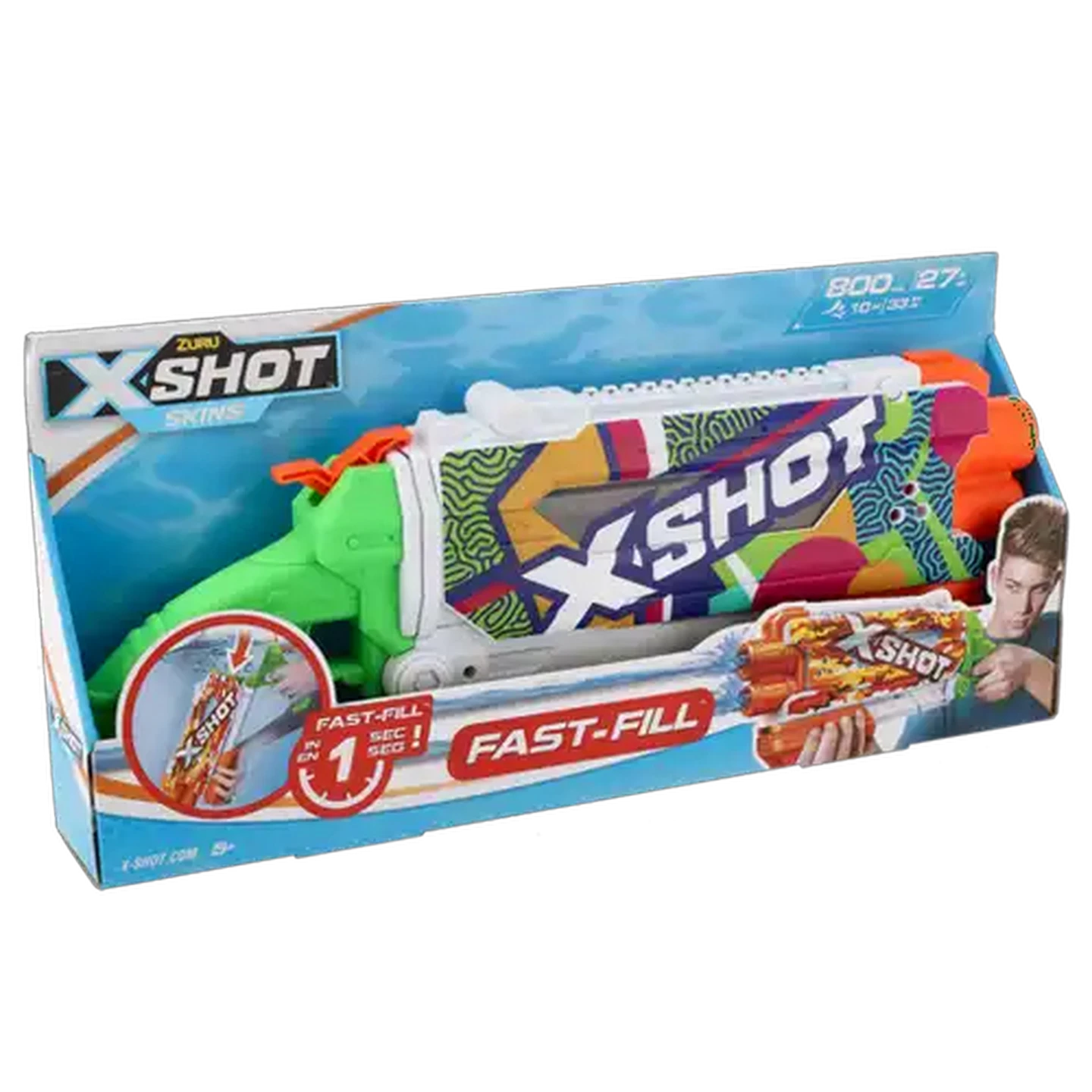 Image of XSHOT Skins Fast Fill Water Blaster Gun (Type May Vary)