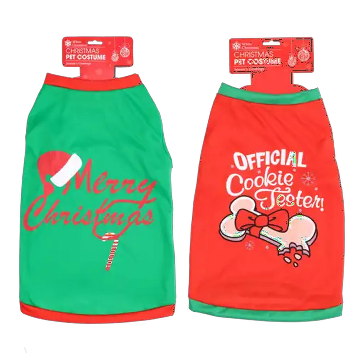 Image of White Christmas Pet Costume (Design May Vary)