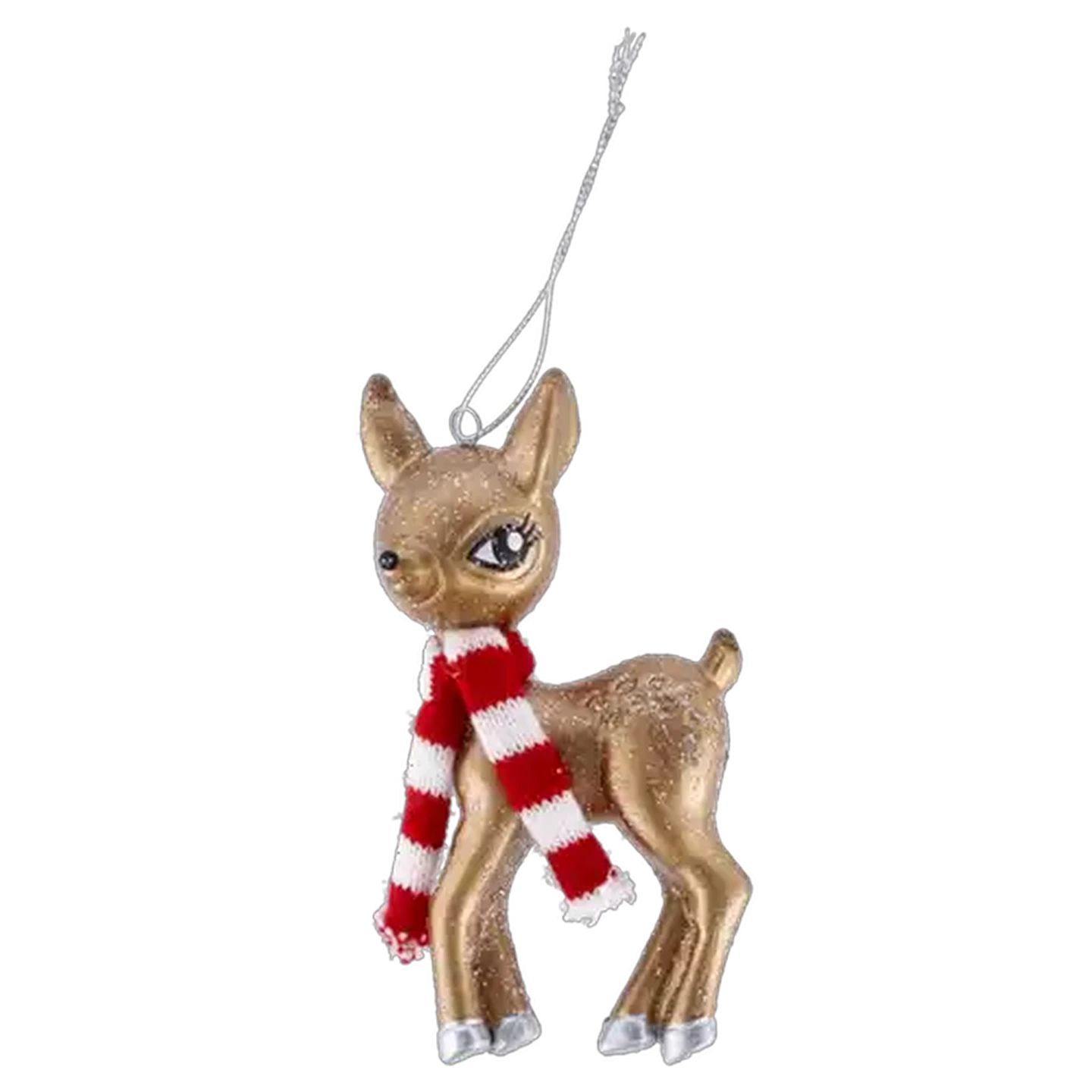 Image of Bambi with Scarf Christmas Tree Decoration