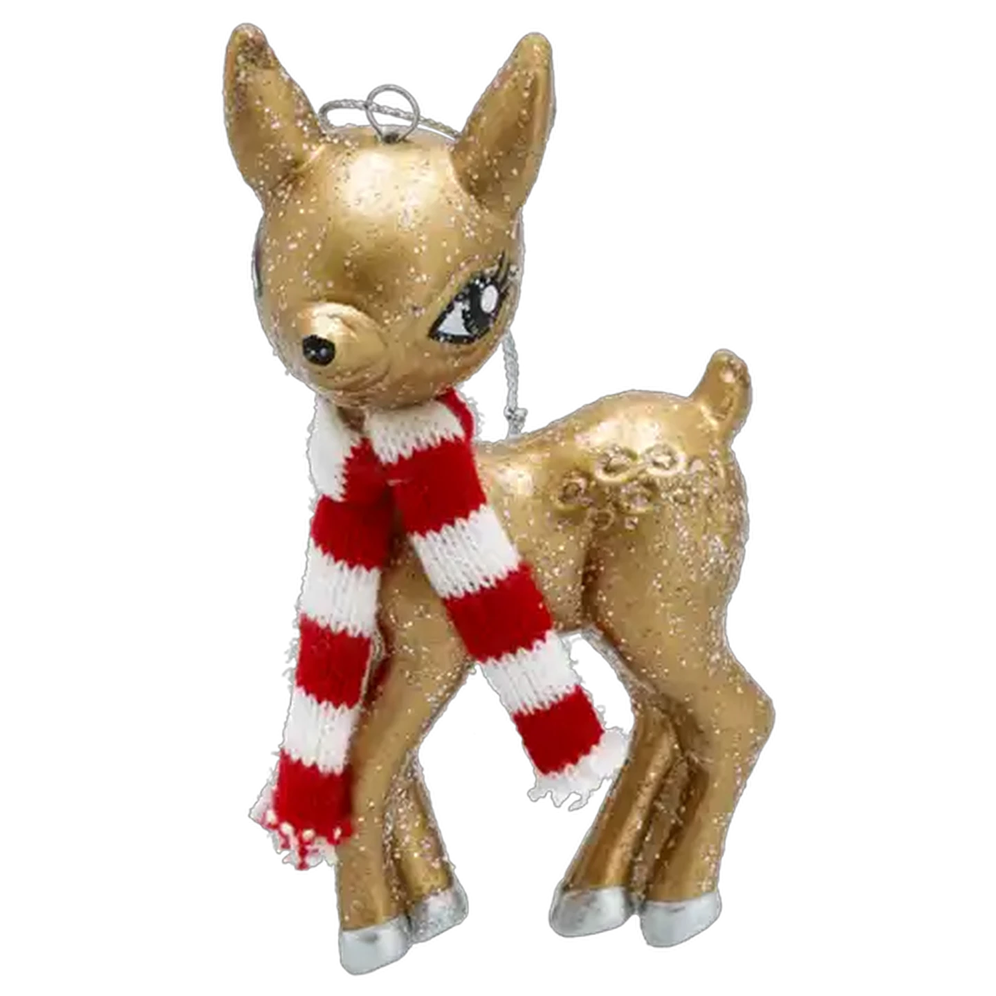Image of Bambi with Scarf Christmas Tree Decoration